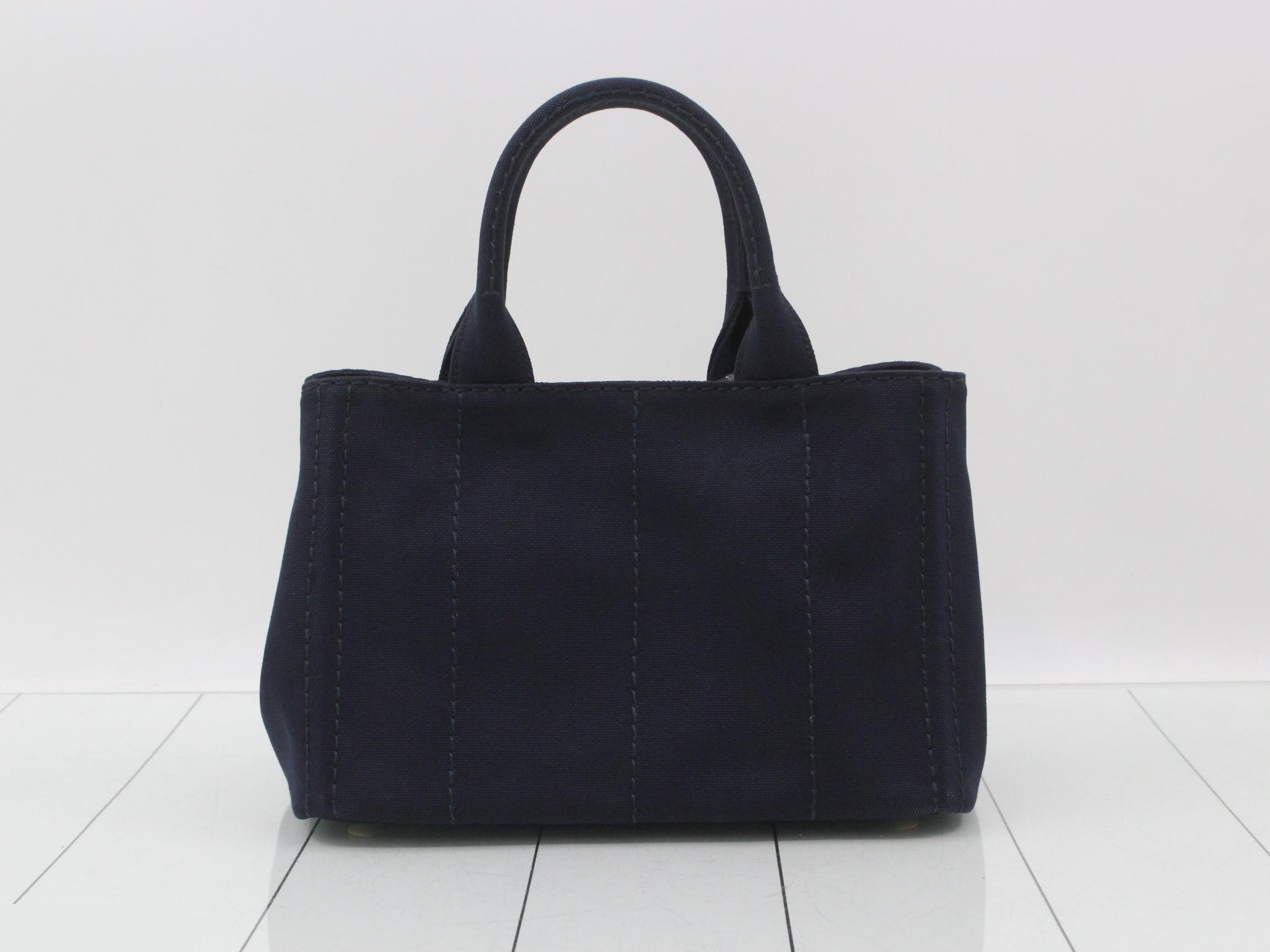 Canapa 2-way handbag, navy — view 2