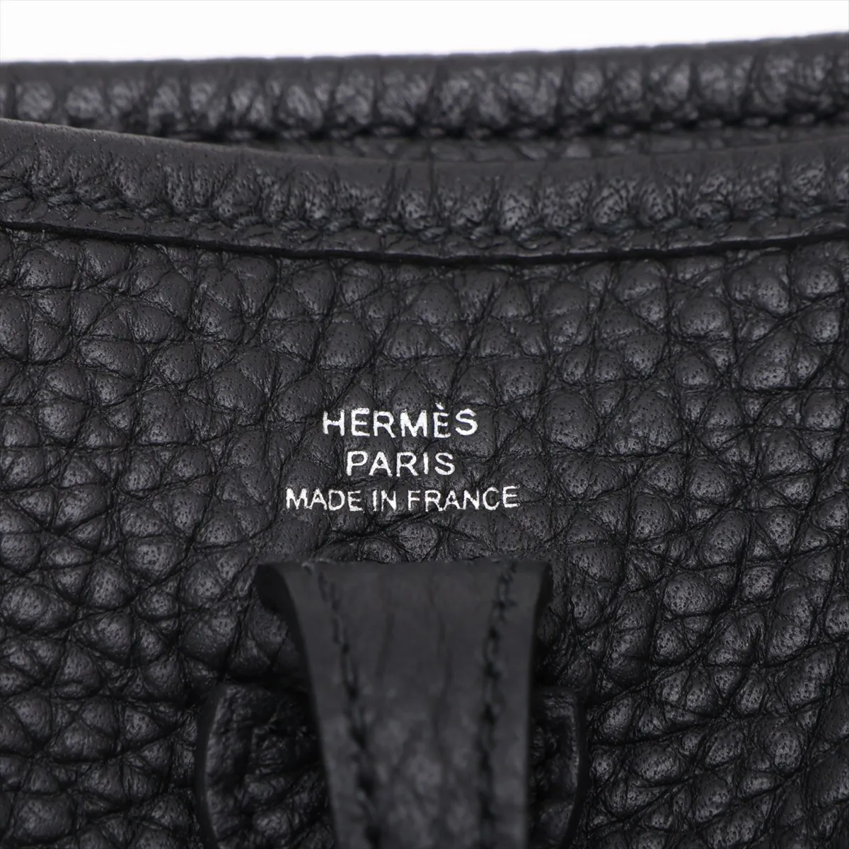 Evelyne 16 TPM Taurillon Clemence Black Silver Hardware W:2024 — view 7