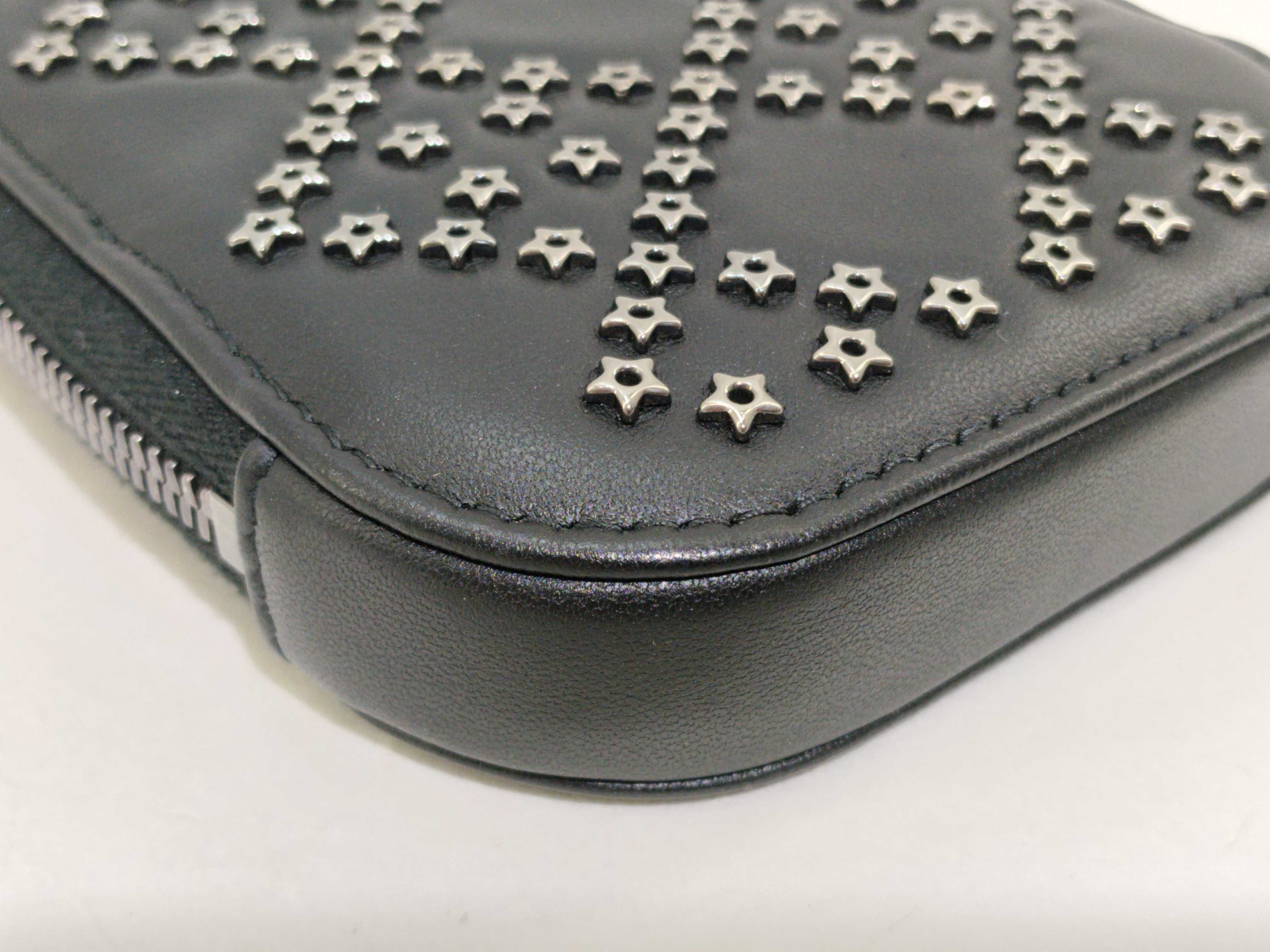 Lady Callin Phone Holder / Leather / Black / Silver Hardware / Chain, Strap, Dust Bag, Box Bag — view 4