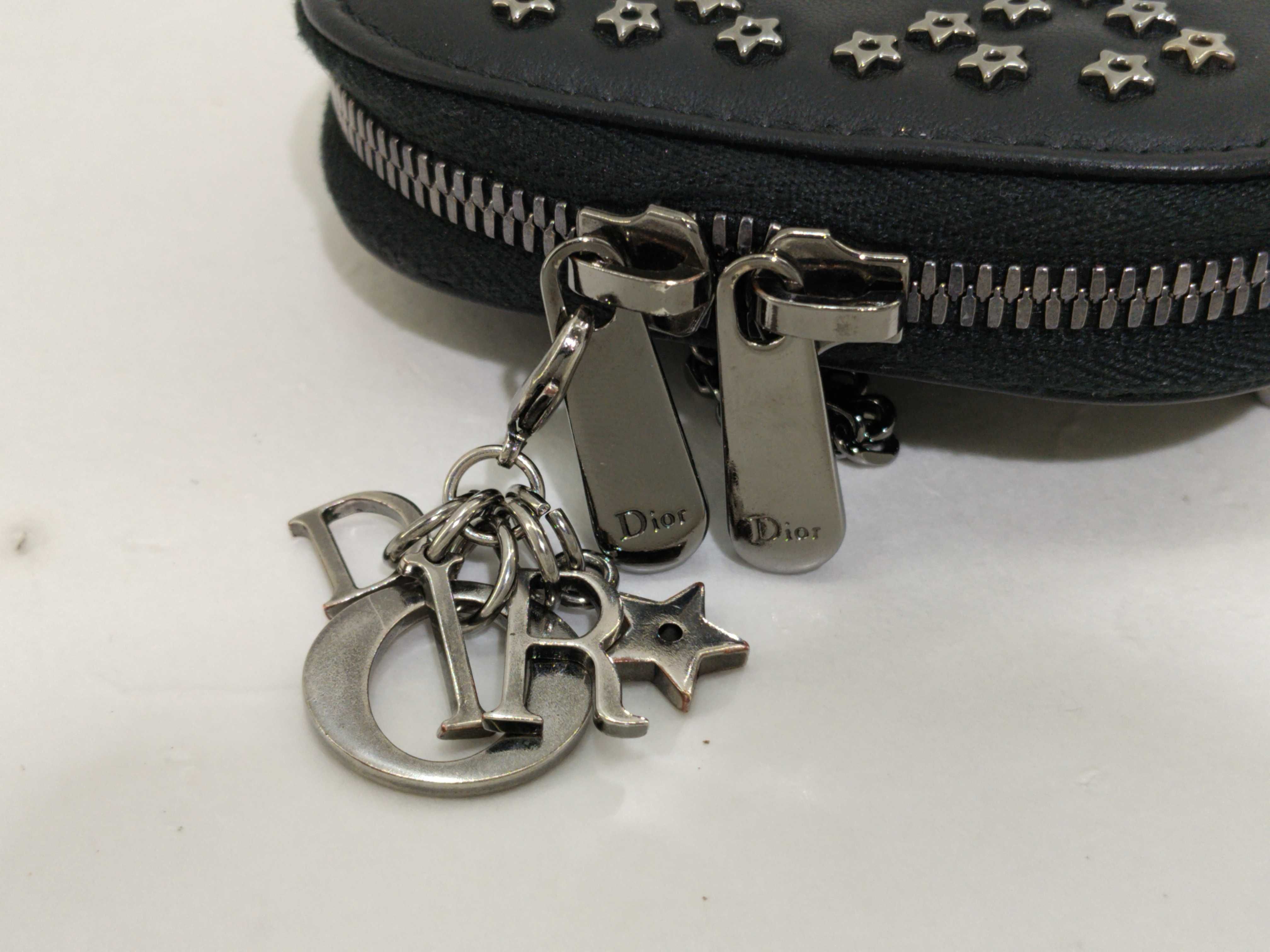 Lady Callin Phone Holder / Leather / Black / Silver Hardware / Chain, Strap, Dust Bag, Box Bag — view 8