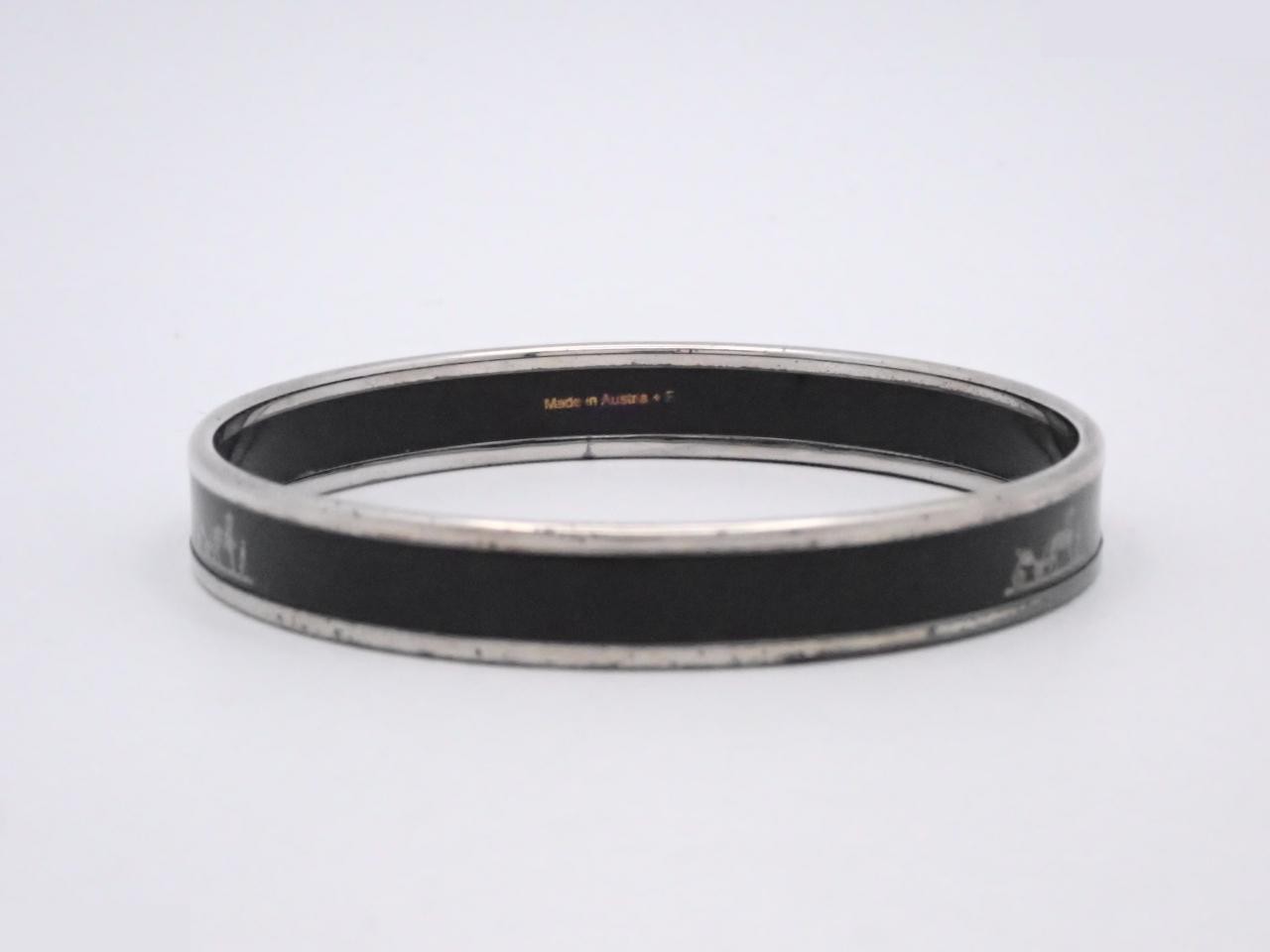 Bangle, Lemail PM, Black, Fan Caleche, Wrist circumference approx. 19.5 cm — view 2