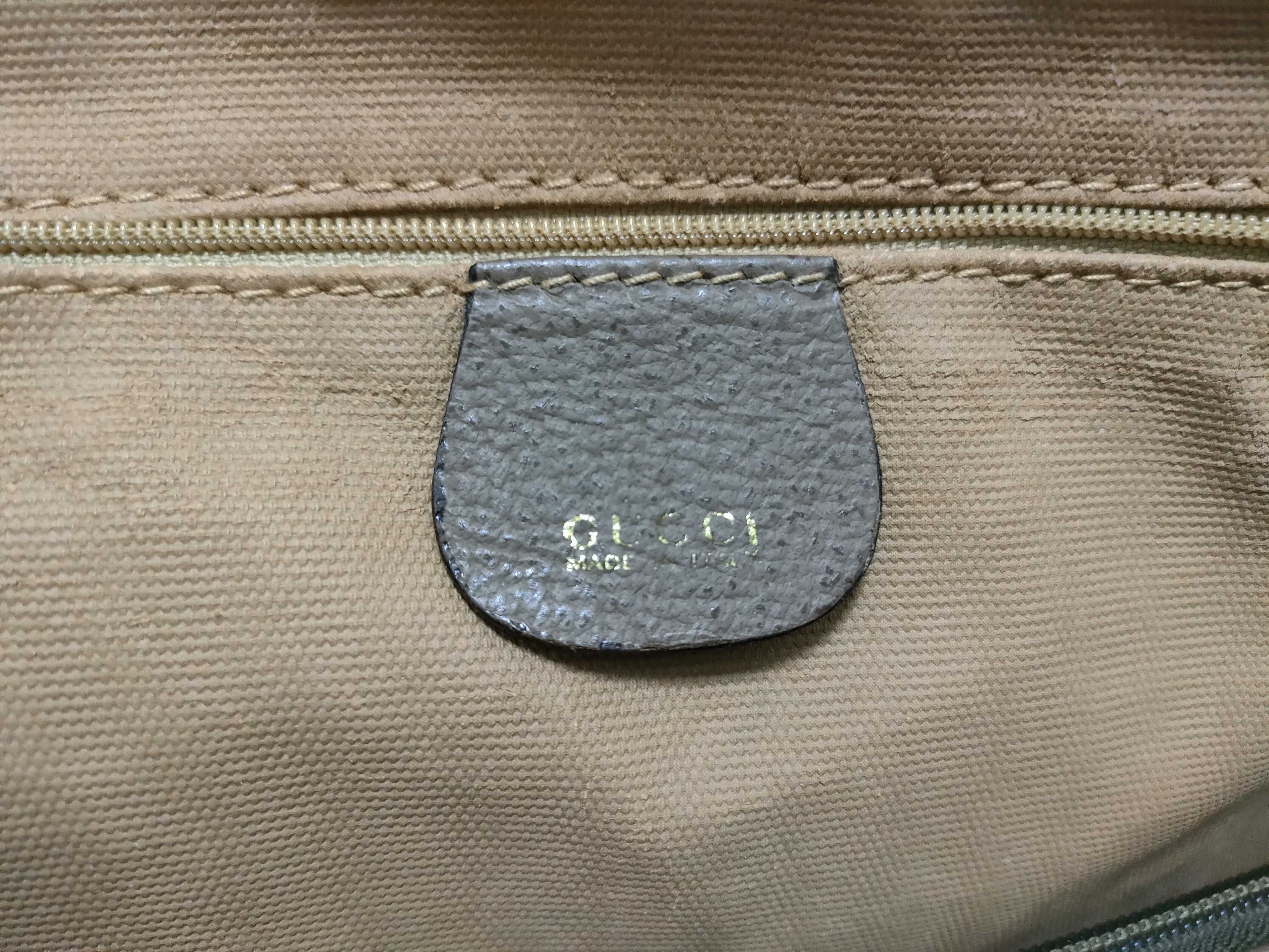 GG Supreme Boston Bag 012.615 - GG Supreme PVC Leather Beige Boston Bag — view 12