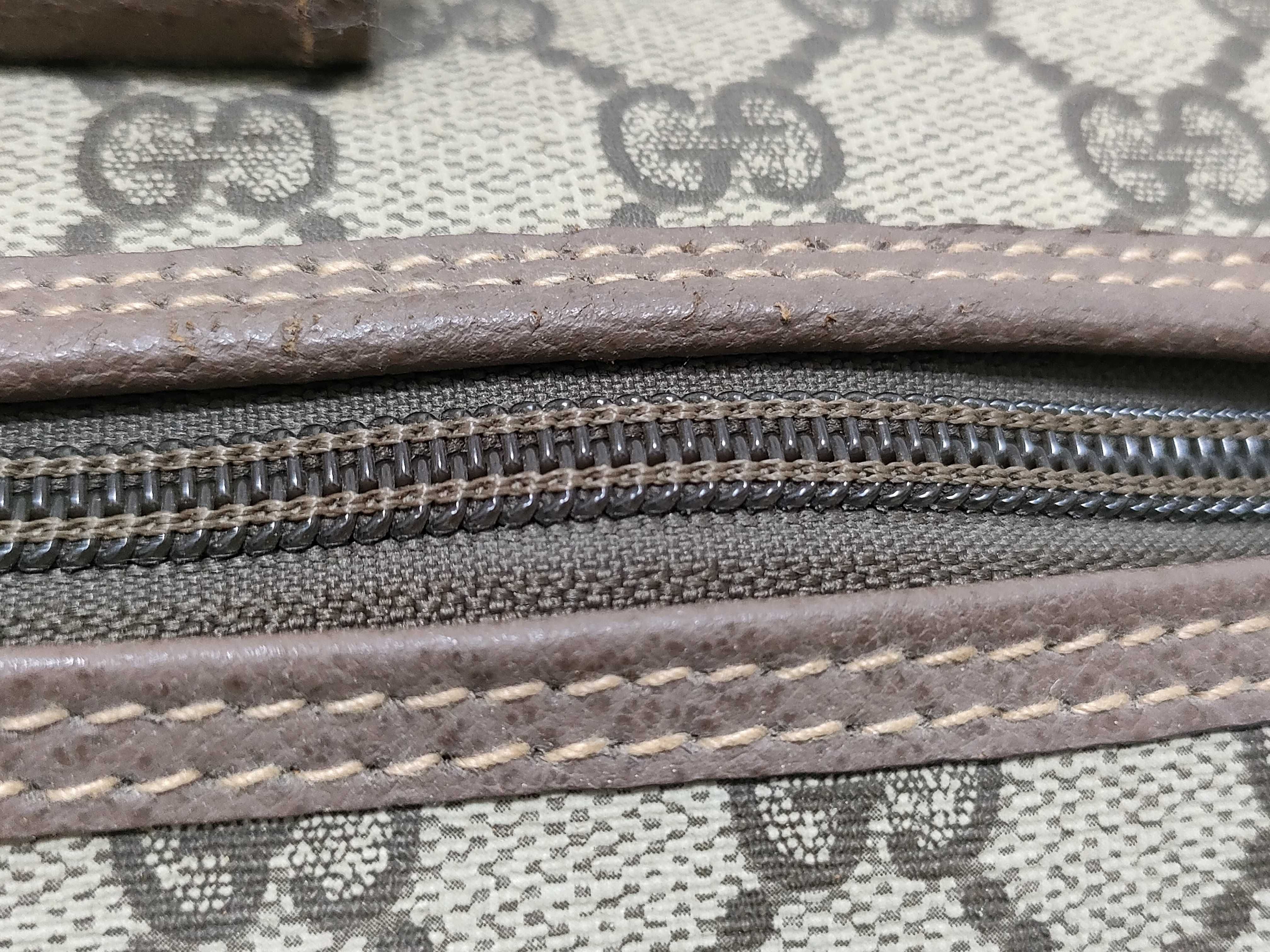GG Supreme Boston Bag 012.615 - GG Supreme PVC Leather Beige Boston Bag — view 6