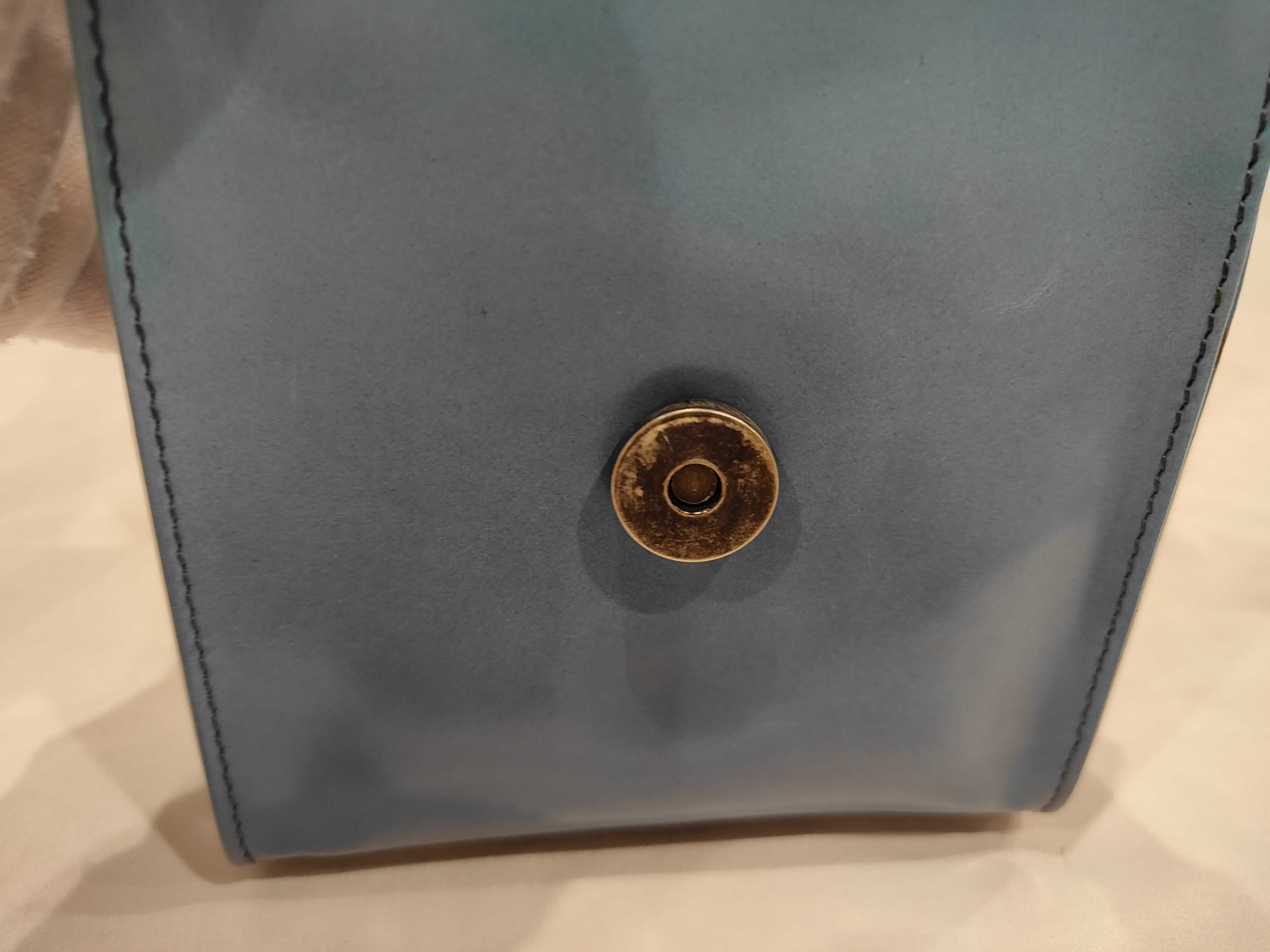 Mini Shoulder Bag, Blue — view 13