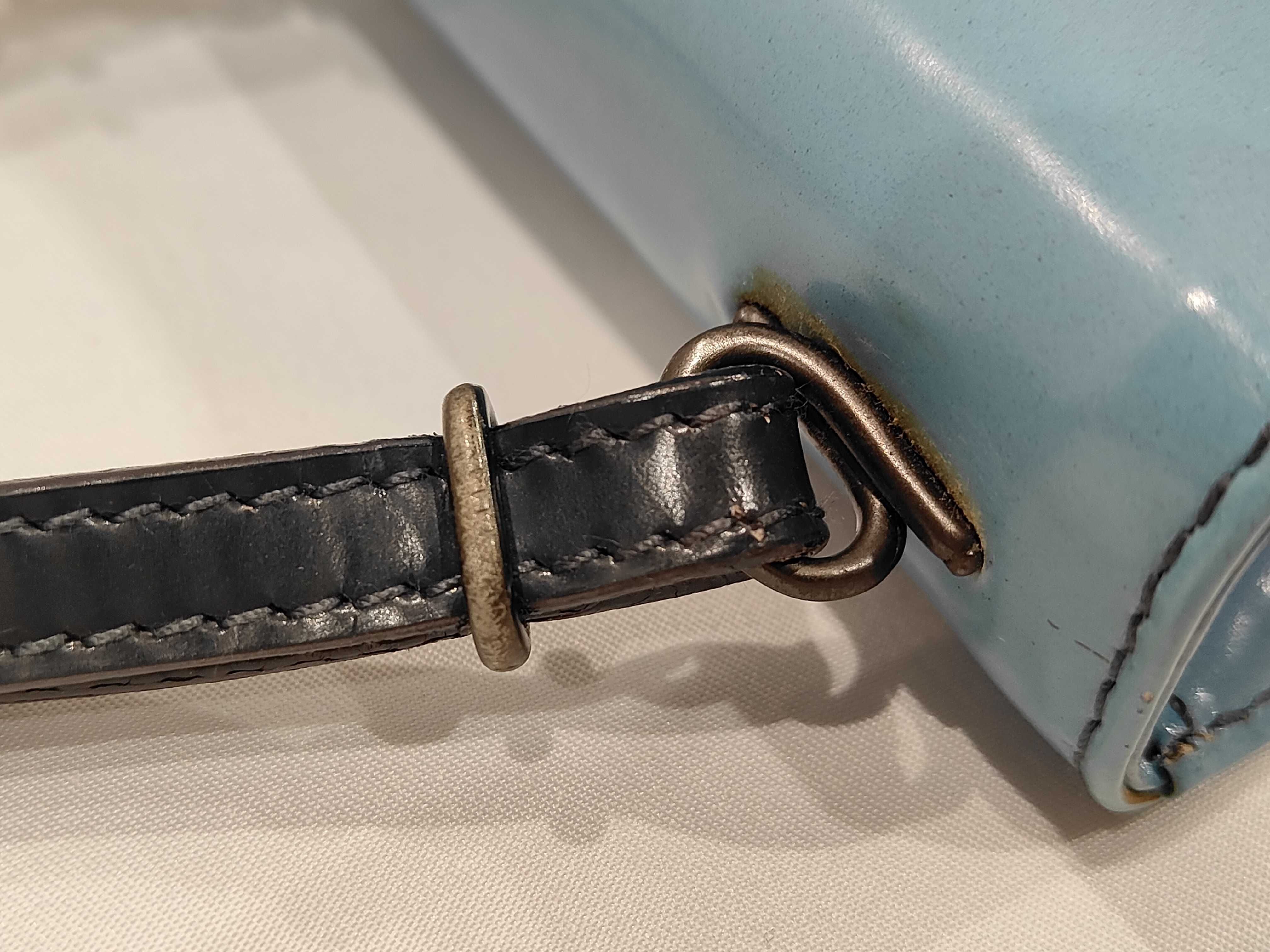Mini Shoulder Bag, Blue — view 9