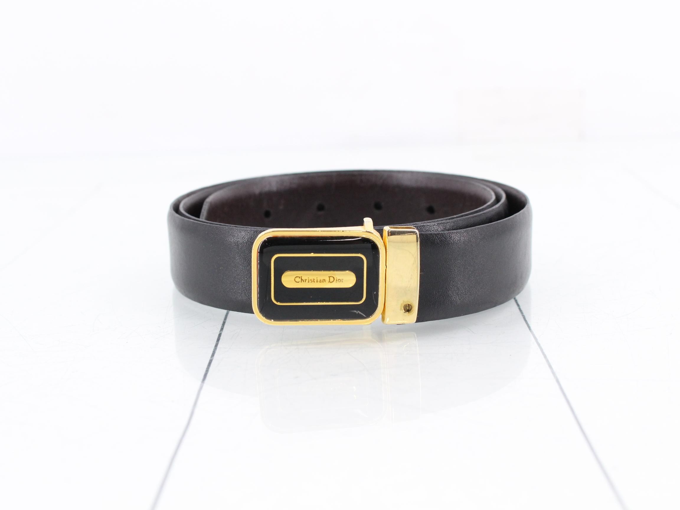 logo buckle belt DIOR