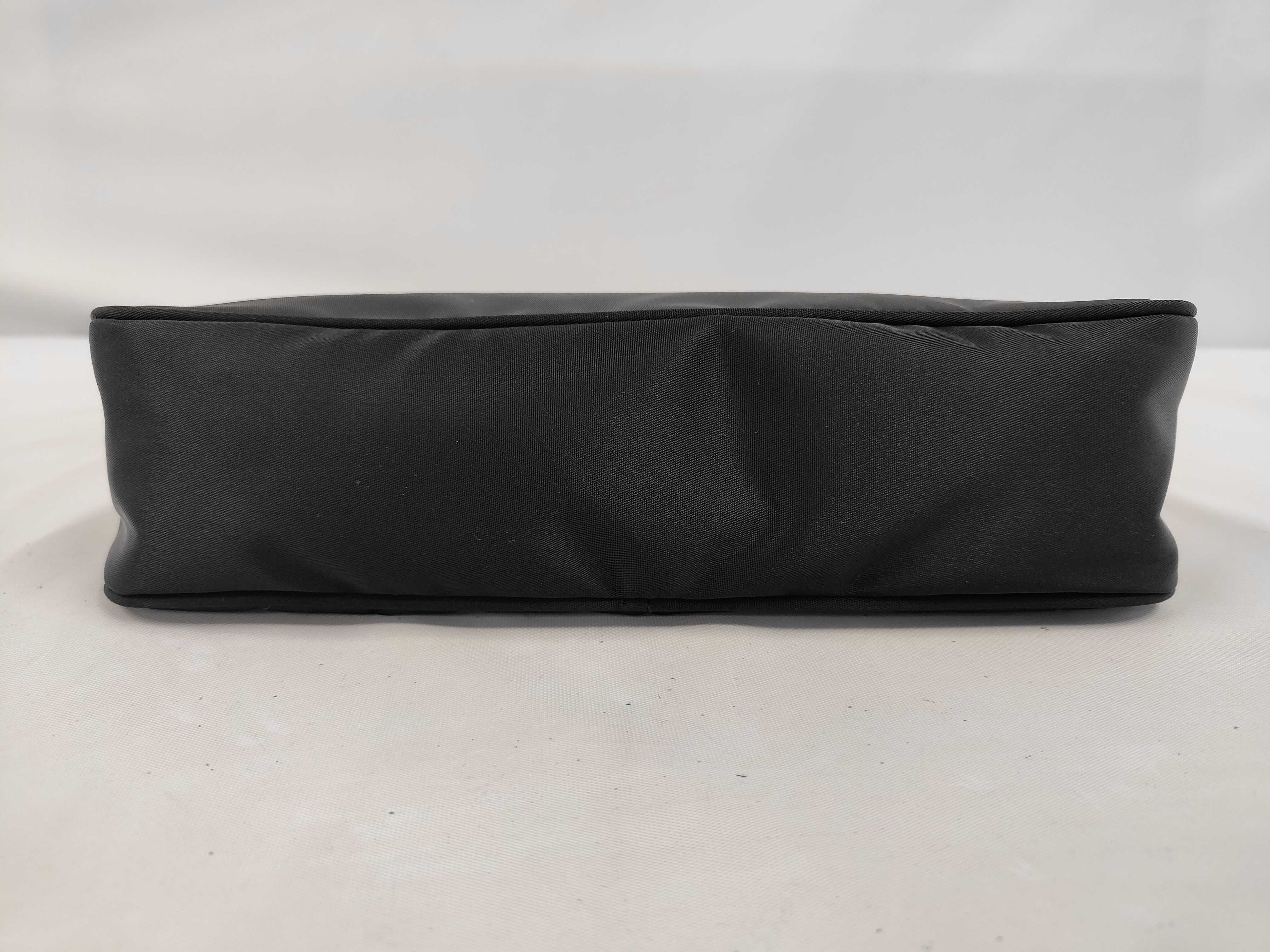 Plate Logo Accessory One-Shoulder Bag, Nylon, Black Shoulder Bag — view 3