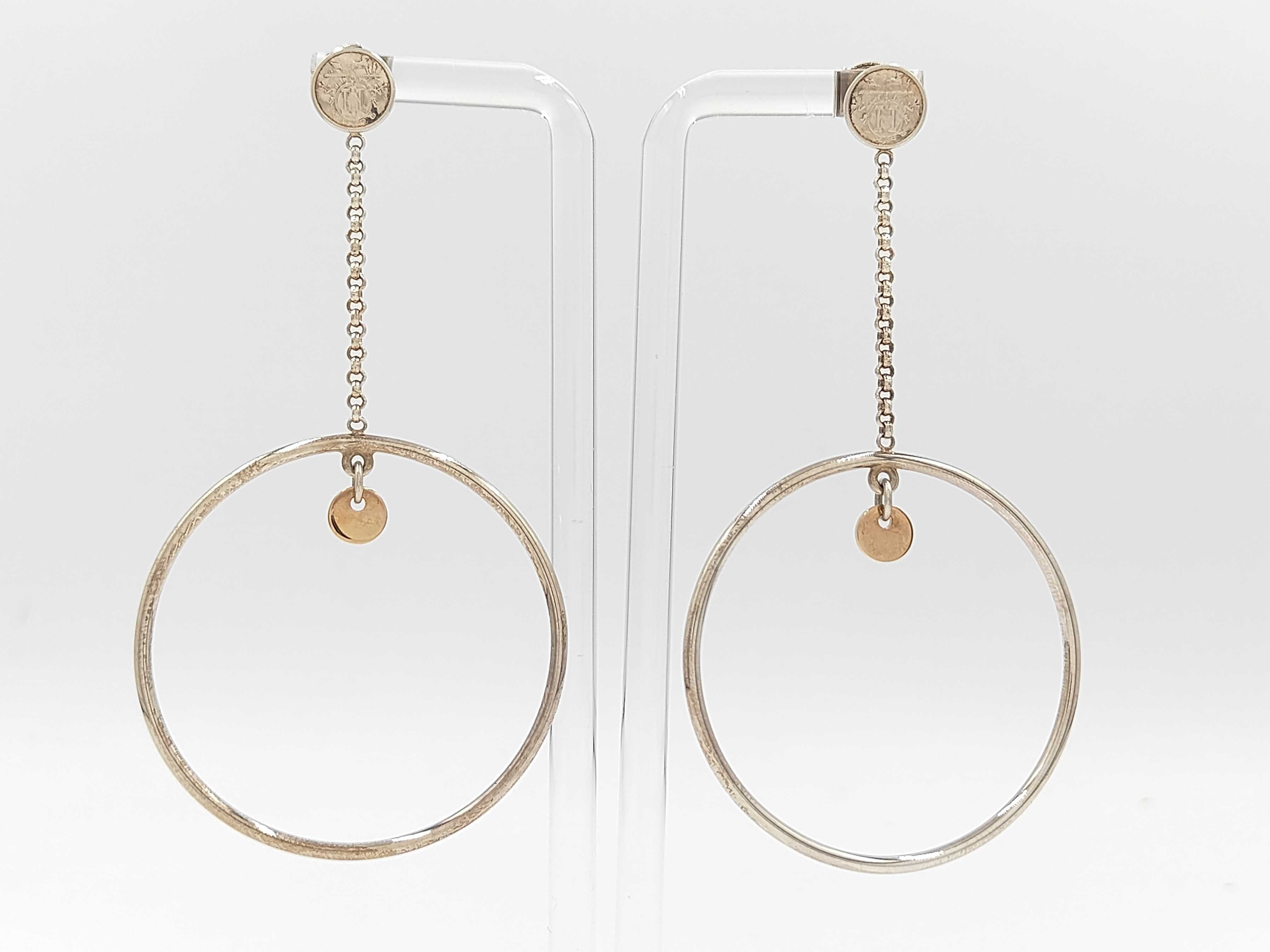 925/750 Ex-Libris Earrings