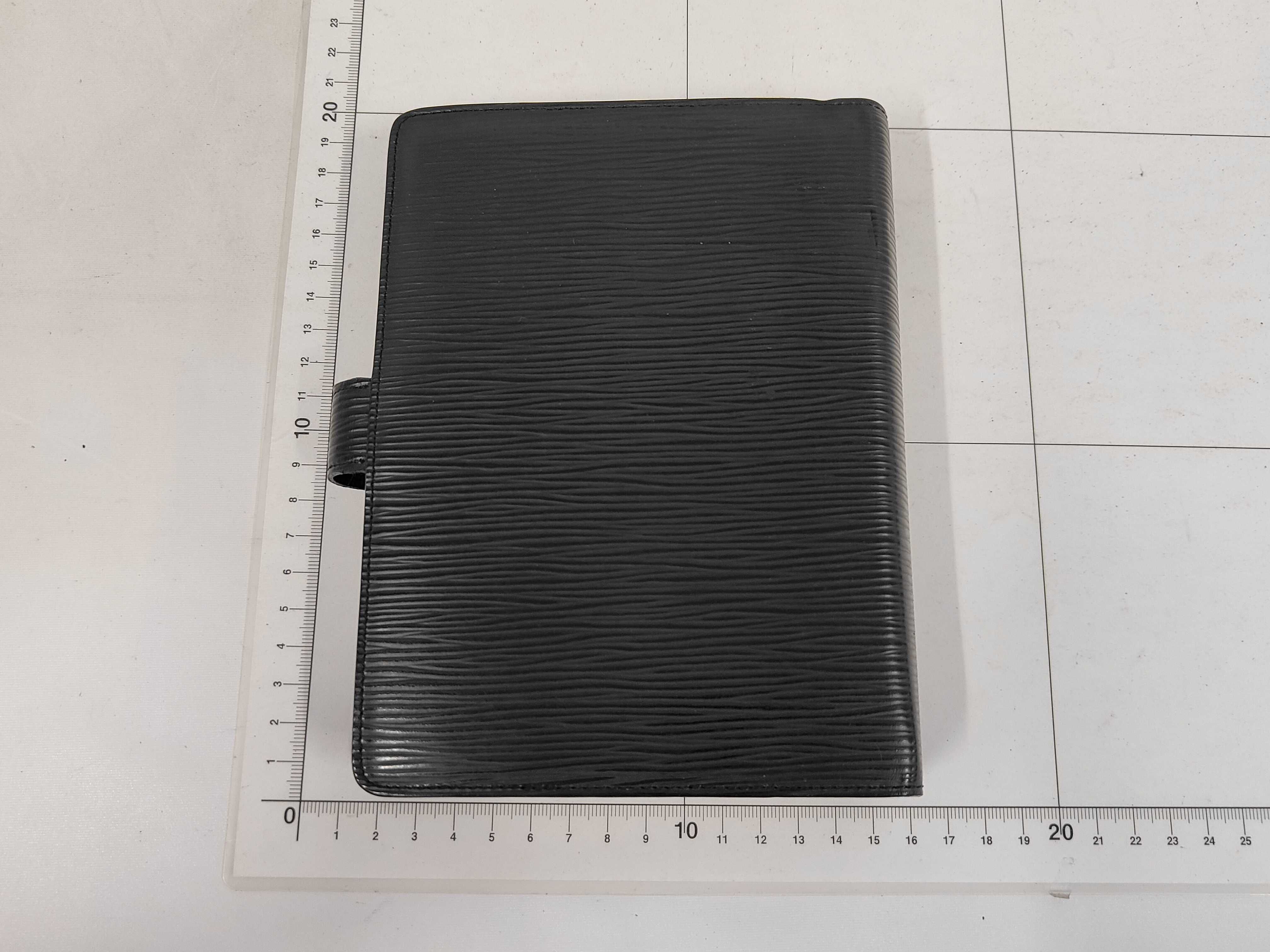 Epi Leather Agenda Black Notebook Cover — view 2