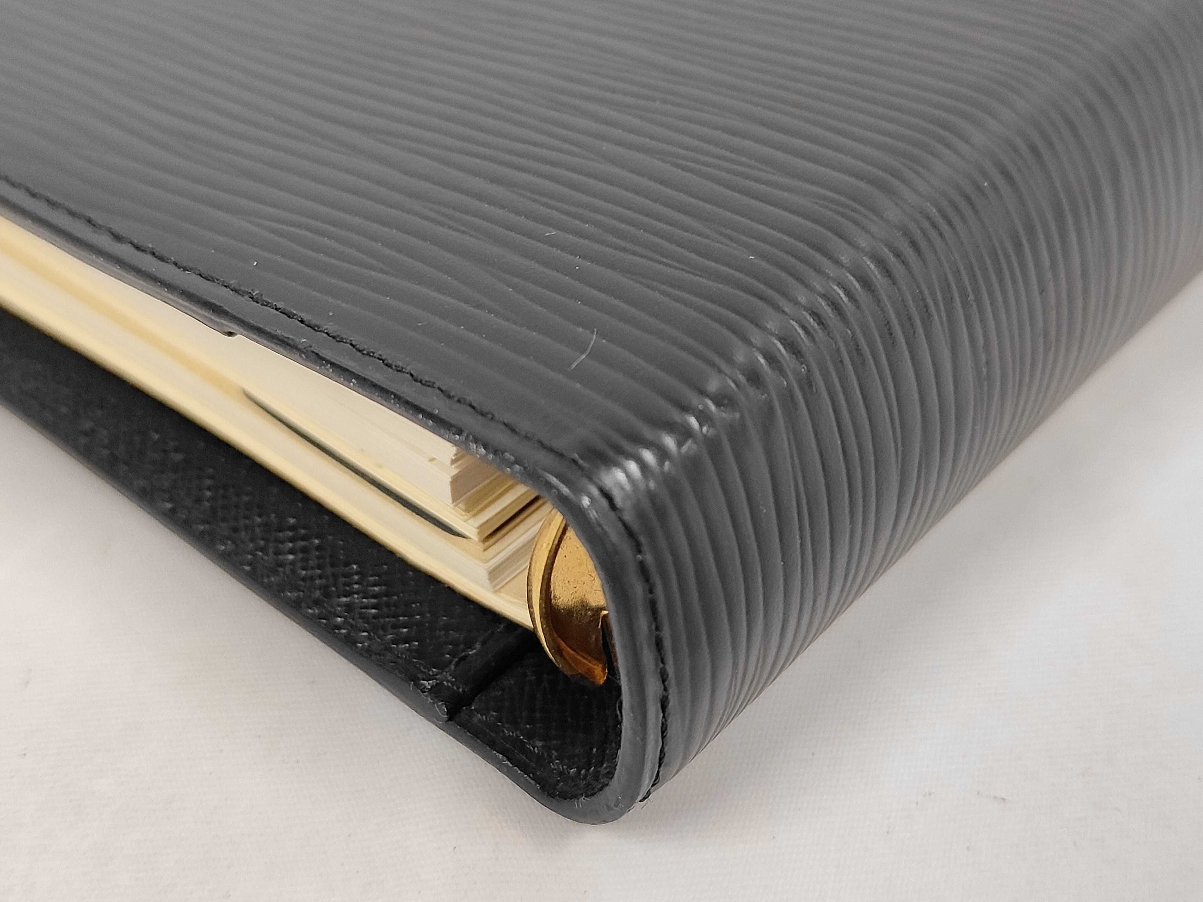 Epi Leather Agenda Black Notebook Cover — view 3