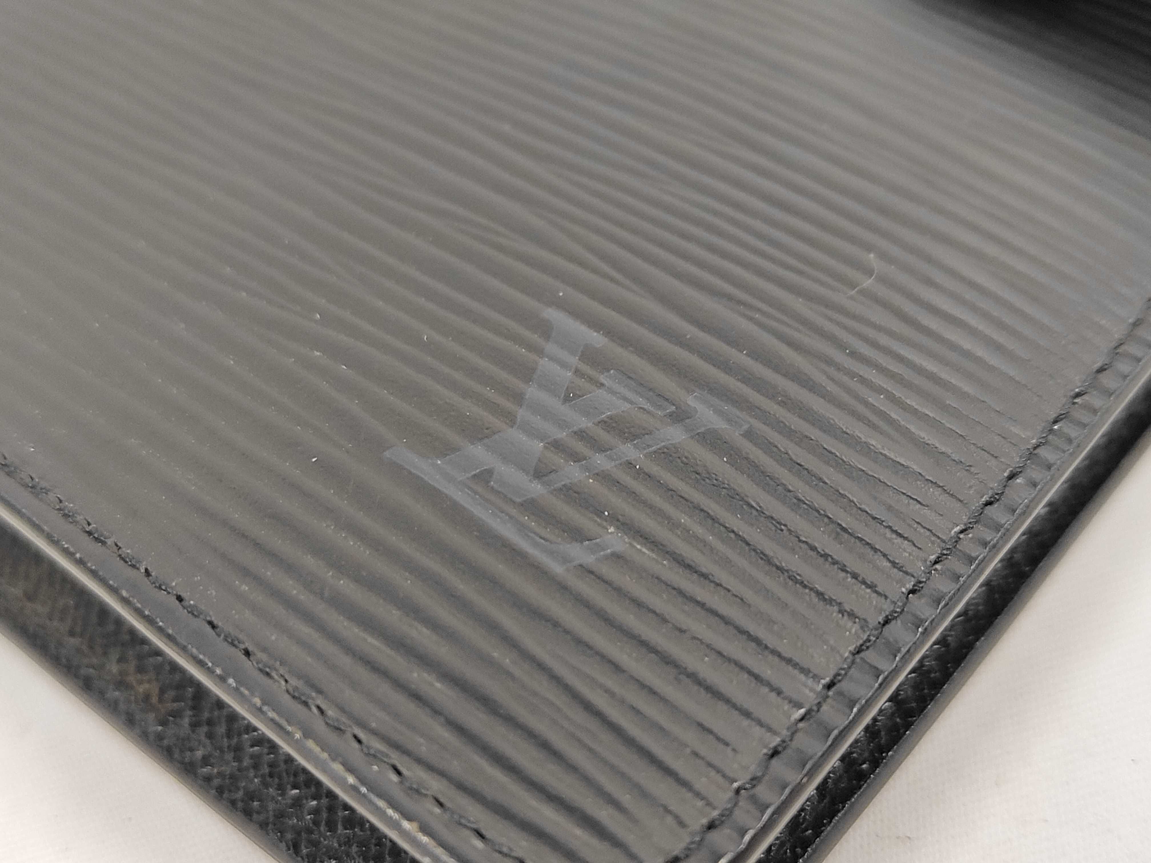 Epi Leather Agenda Black Notebook Cover — view 6