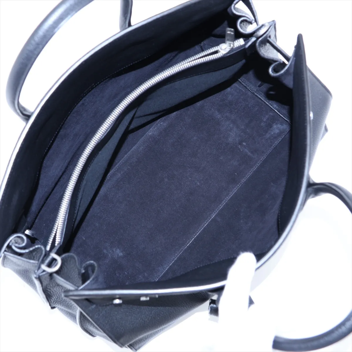 Sac de Jour Souple Leather 2-Way Handbag, Black, 478167 — view 8