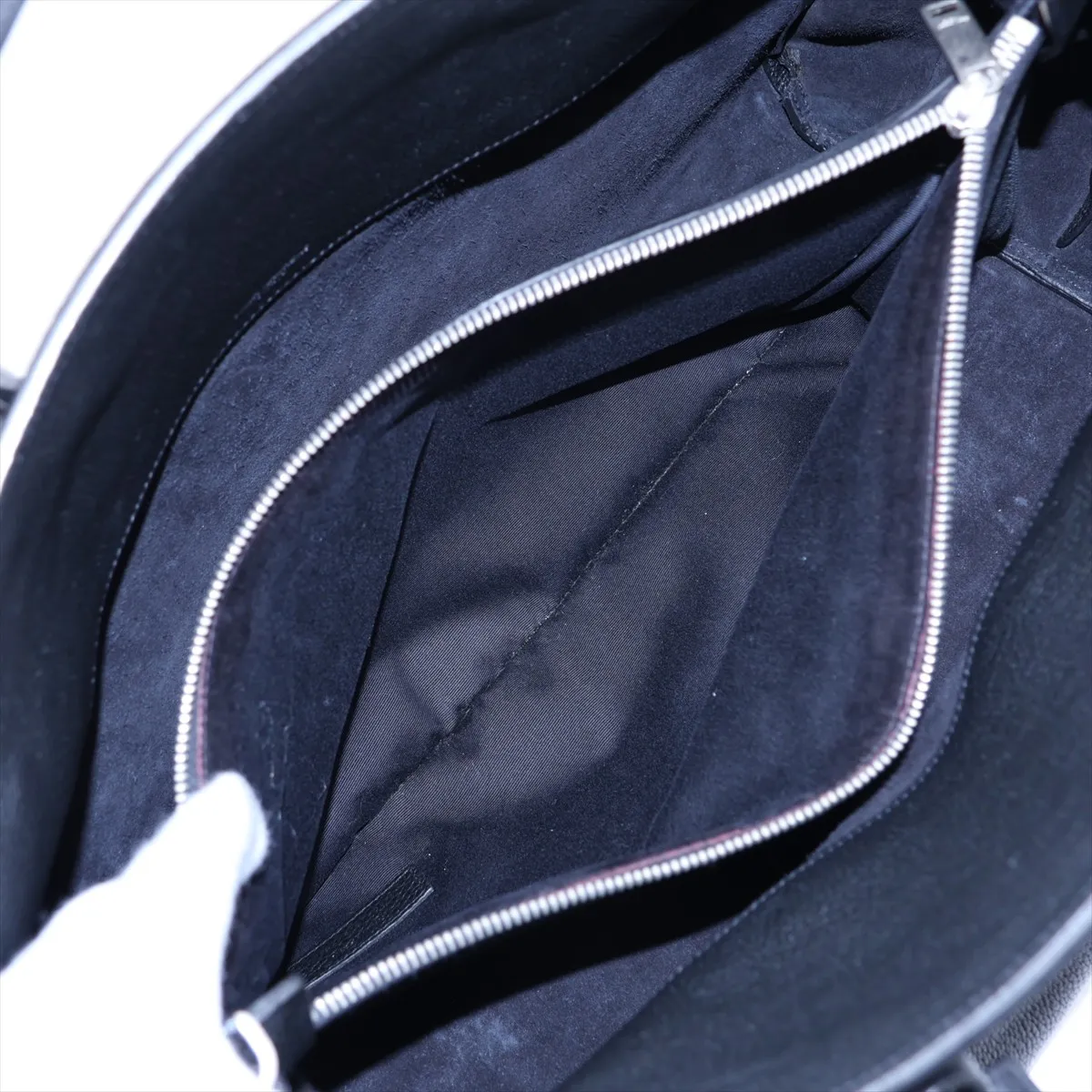 Sac de Jour Souple Leather 2-Way Handbag, Black, 478167 — view 10