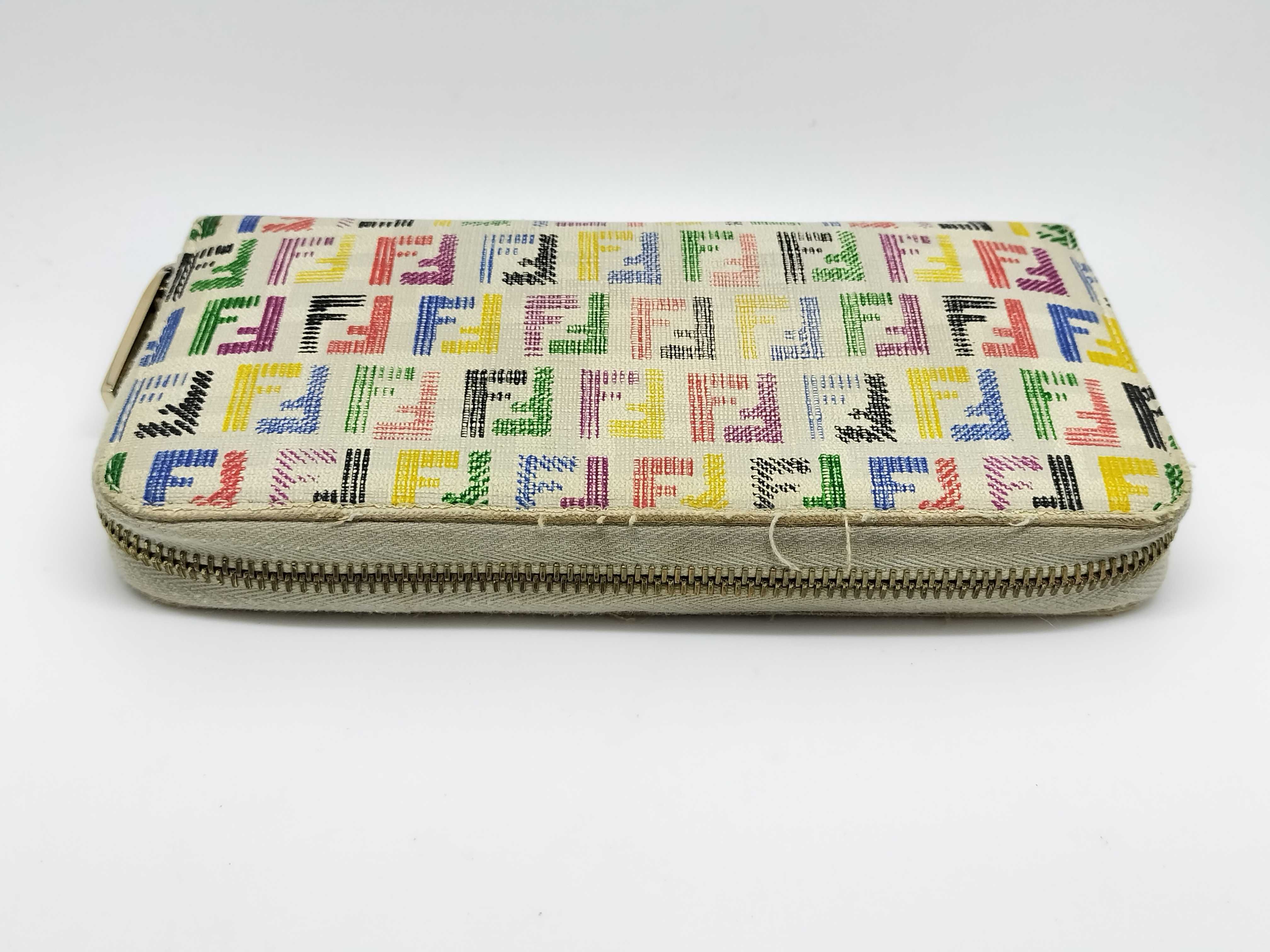 Zucchino Multicolor Round Zip Long Wallet — view 6