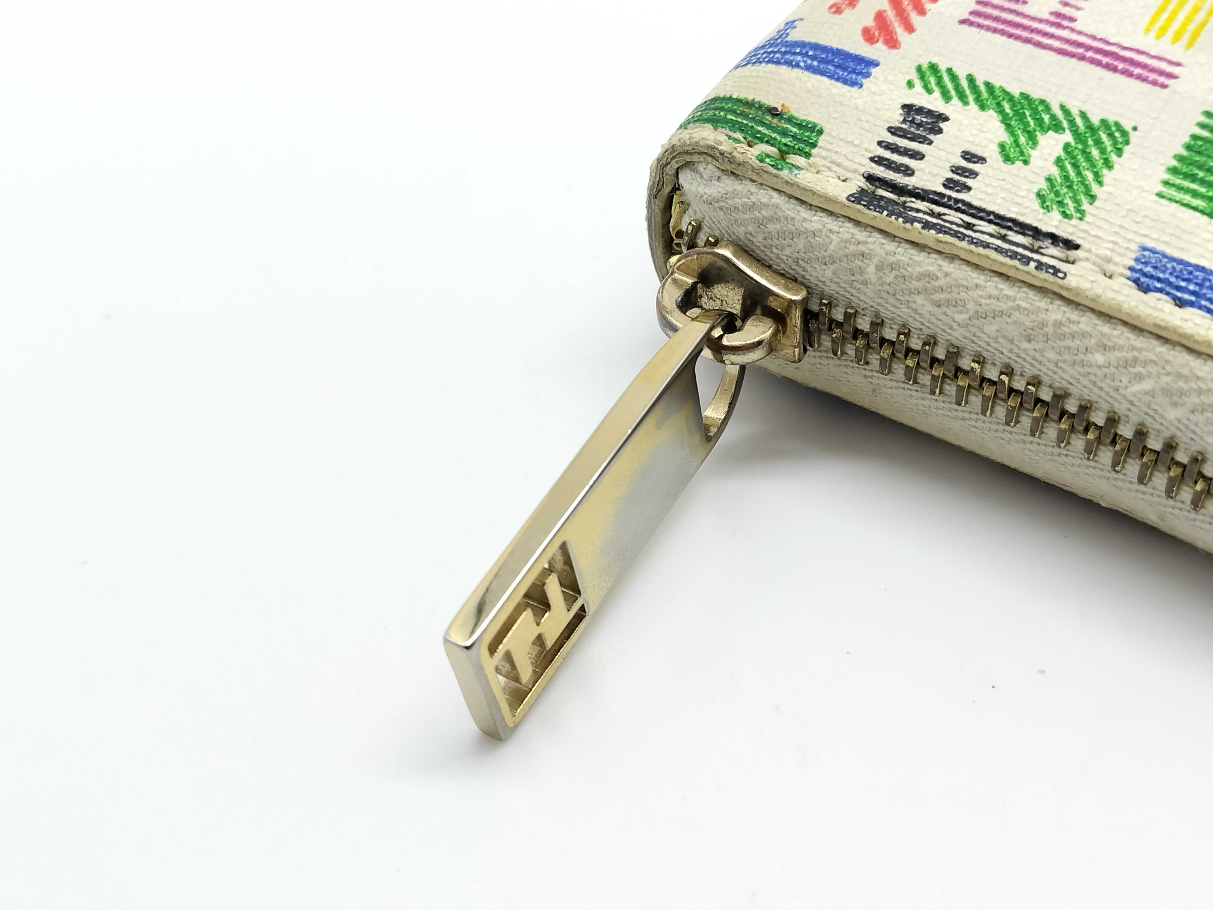Zucchino Multicolor Round Zip Long Wallet — view 8
