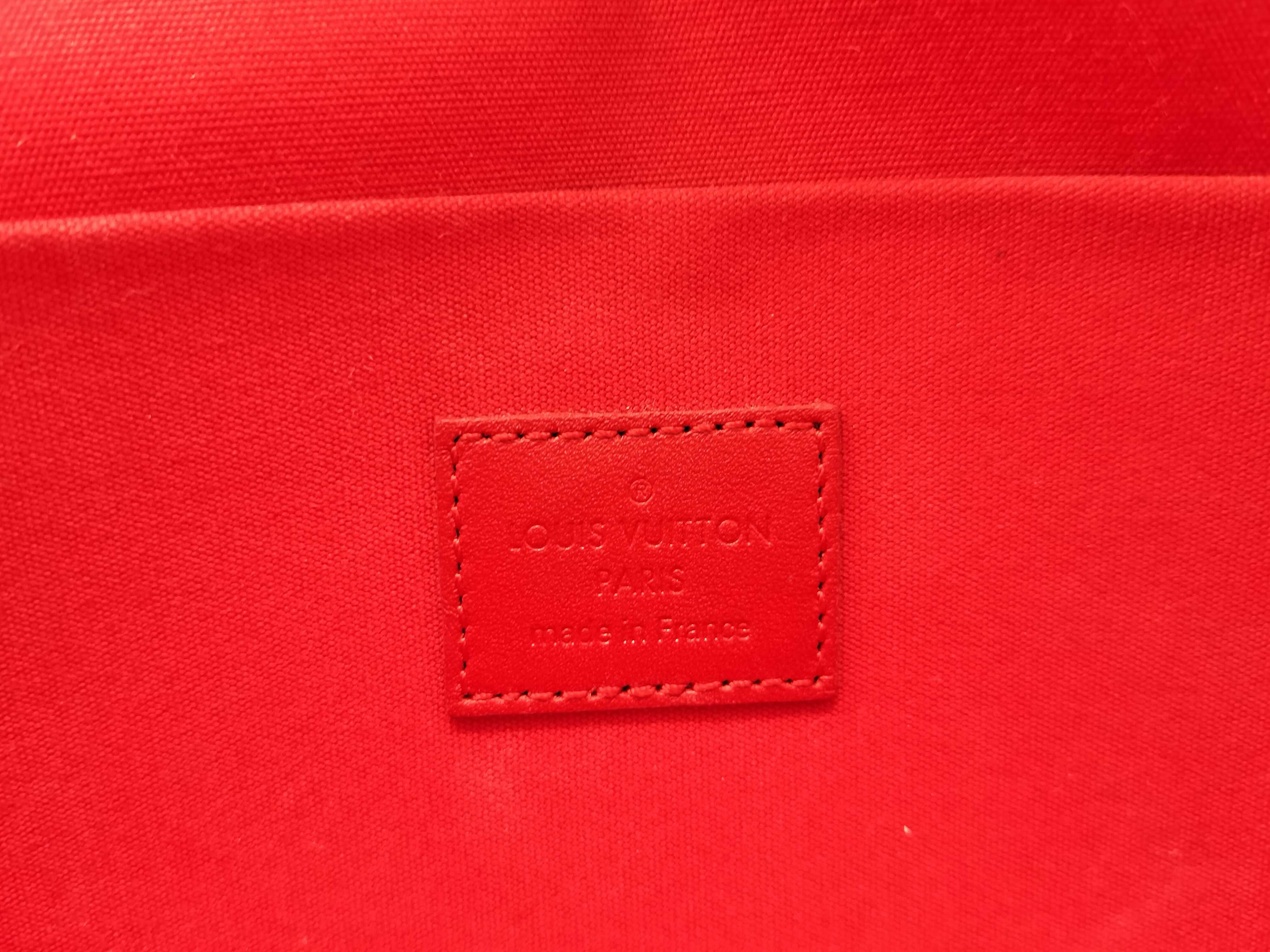 Vernis Louis Vuitton Enamel Pochette Felicie Monogram Shoulder Bag — view 11