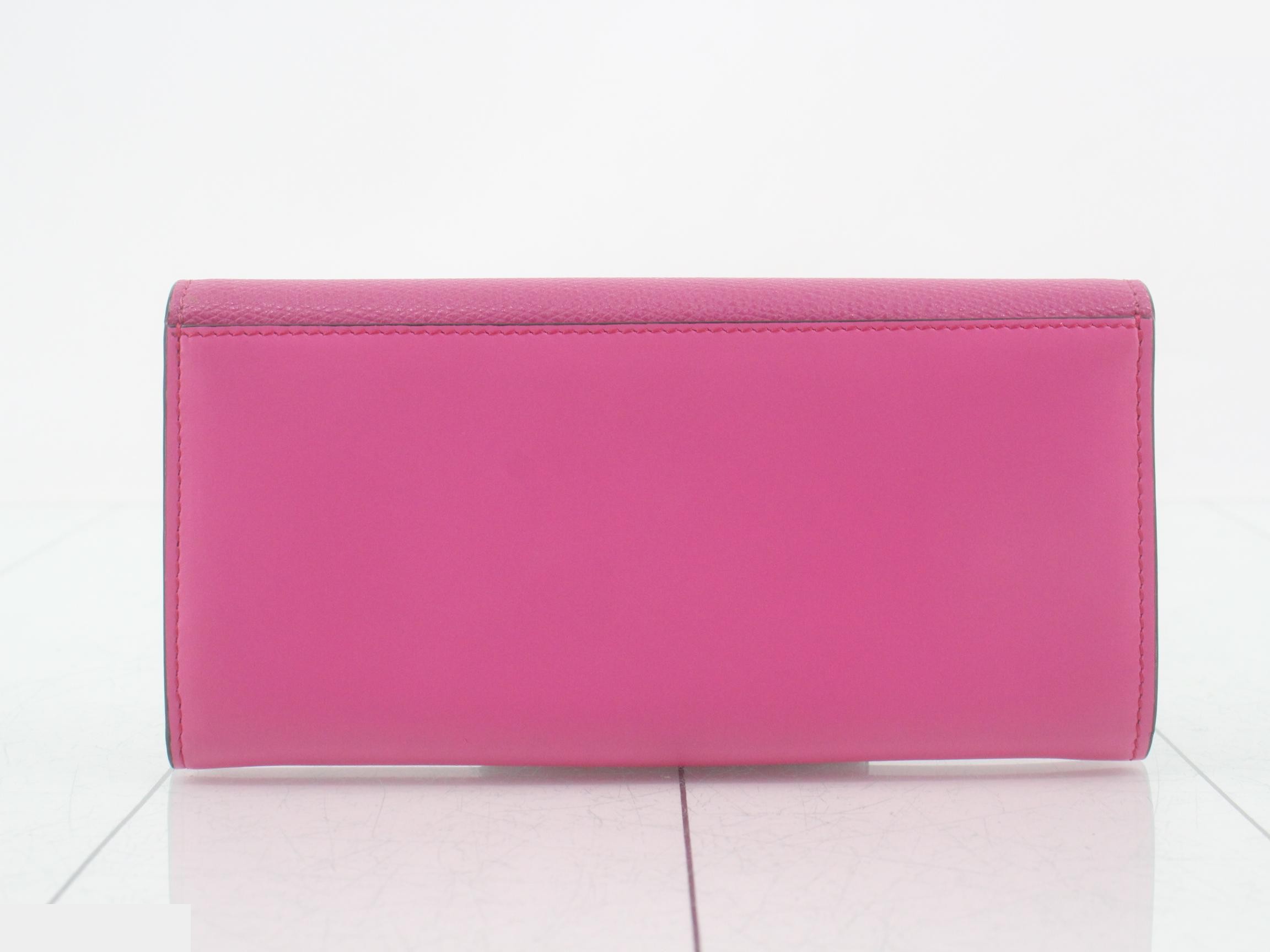 FF Diamond Long Wallet, Pink — view 2
