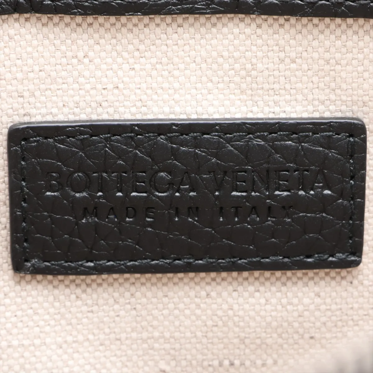 Maxi Intrecciato Diagono Leather Clutch Bag, Black — view 9
