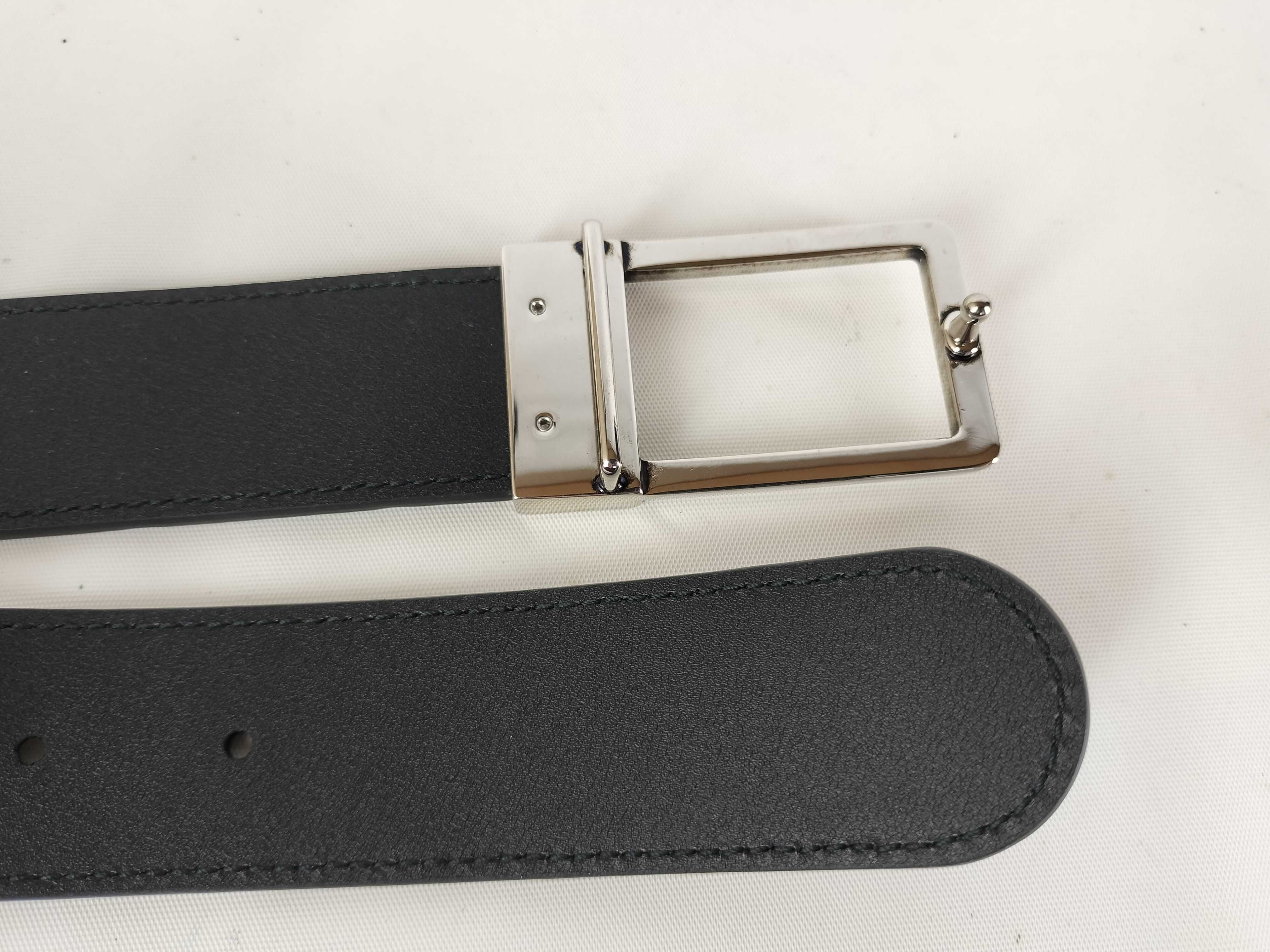 GG embossed silver hardware belt — view 4