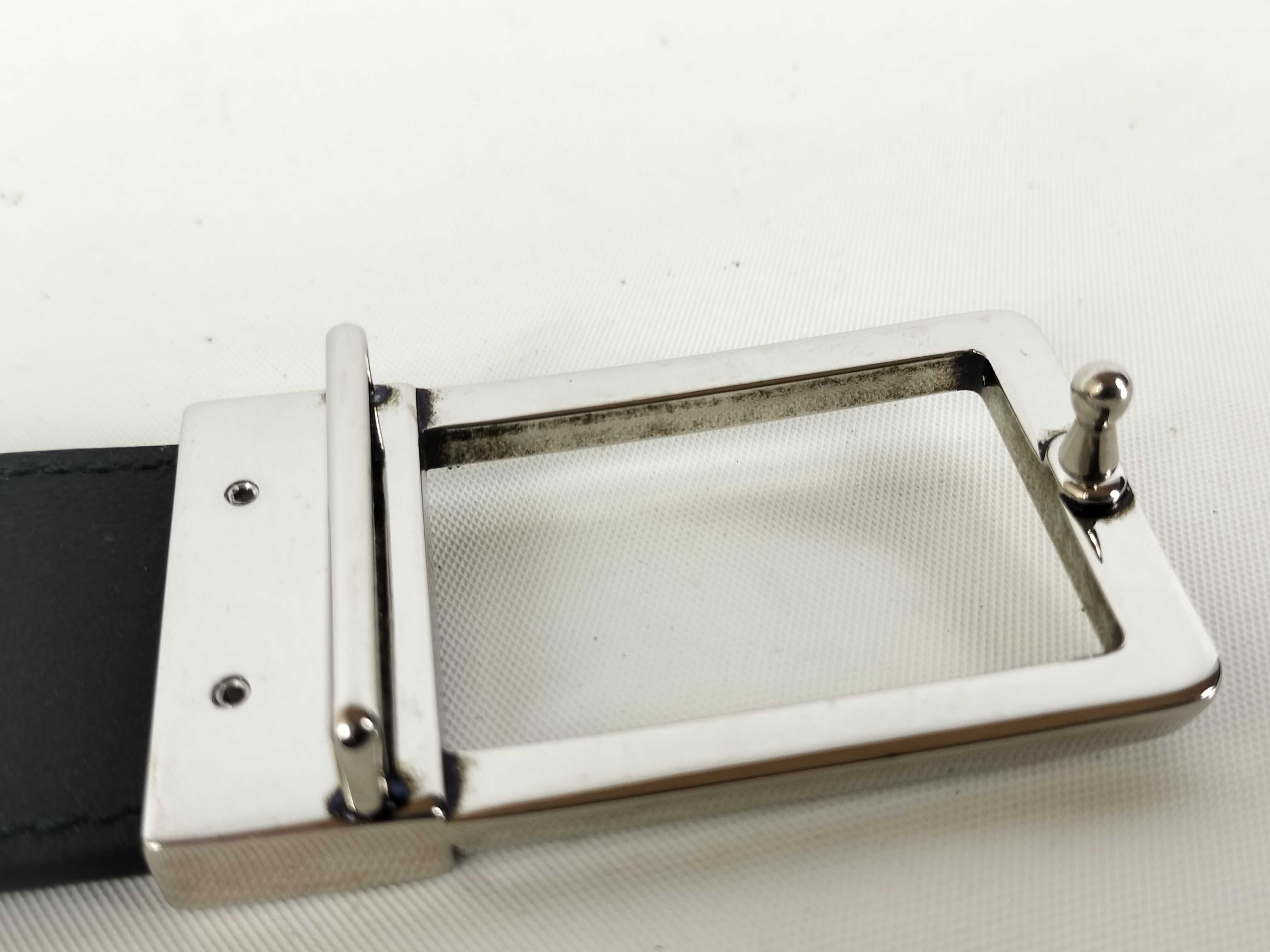GG embossed silver hardware belt — view 6