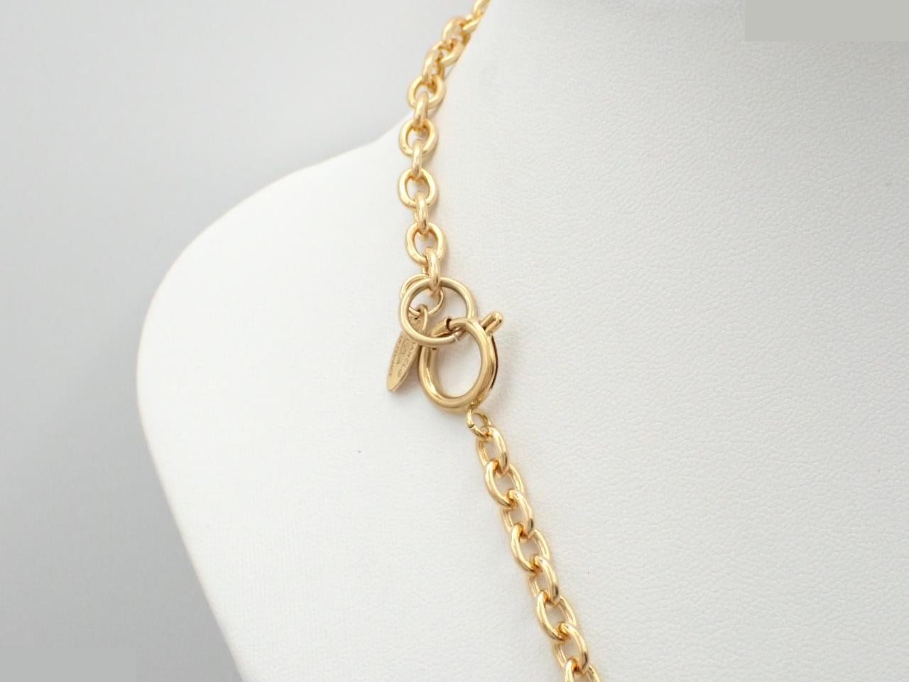 Coco Mark Gold Necklace, engraved, chain approximately 60cm — view 2