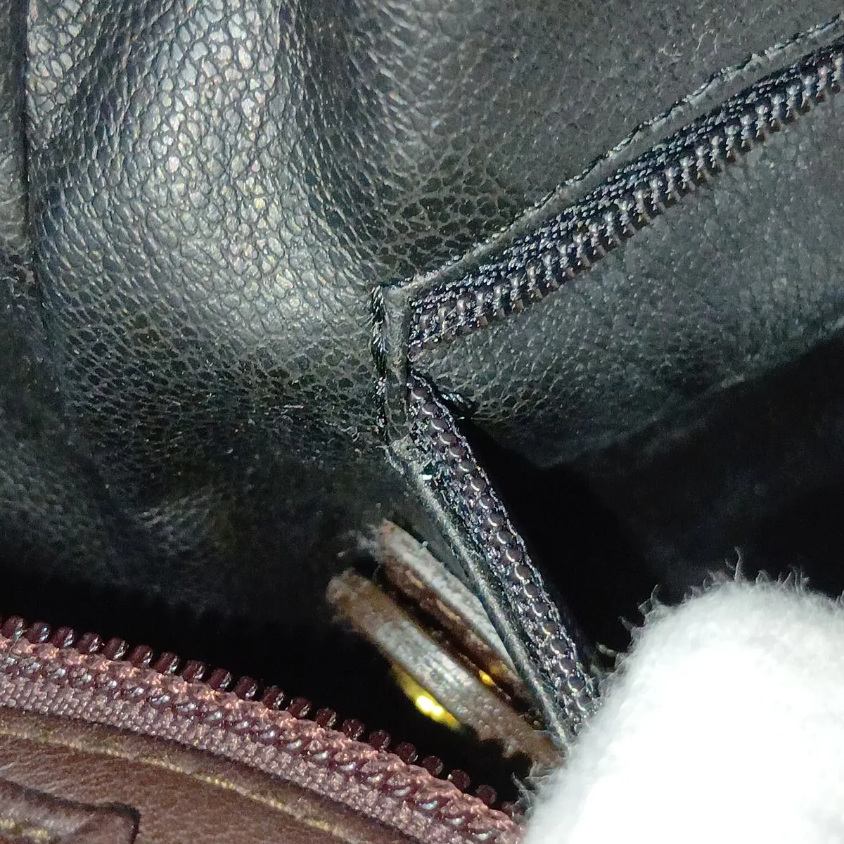 logo leather handbag, brown — view 15