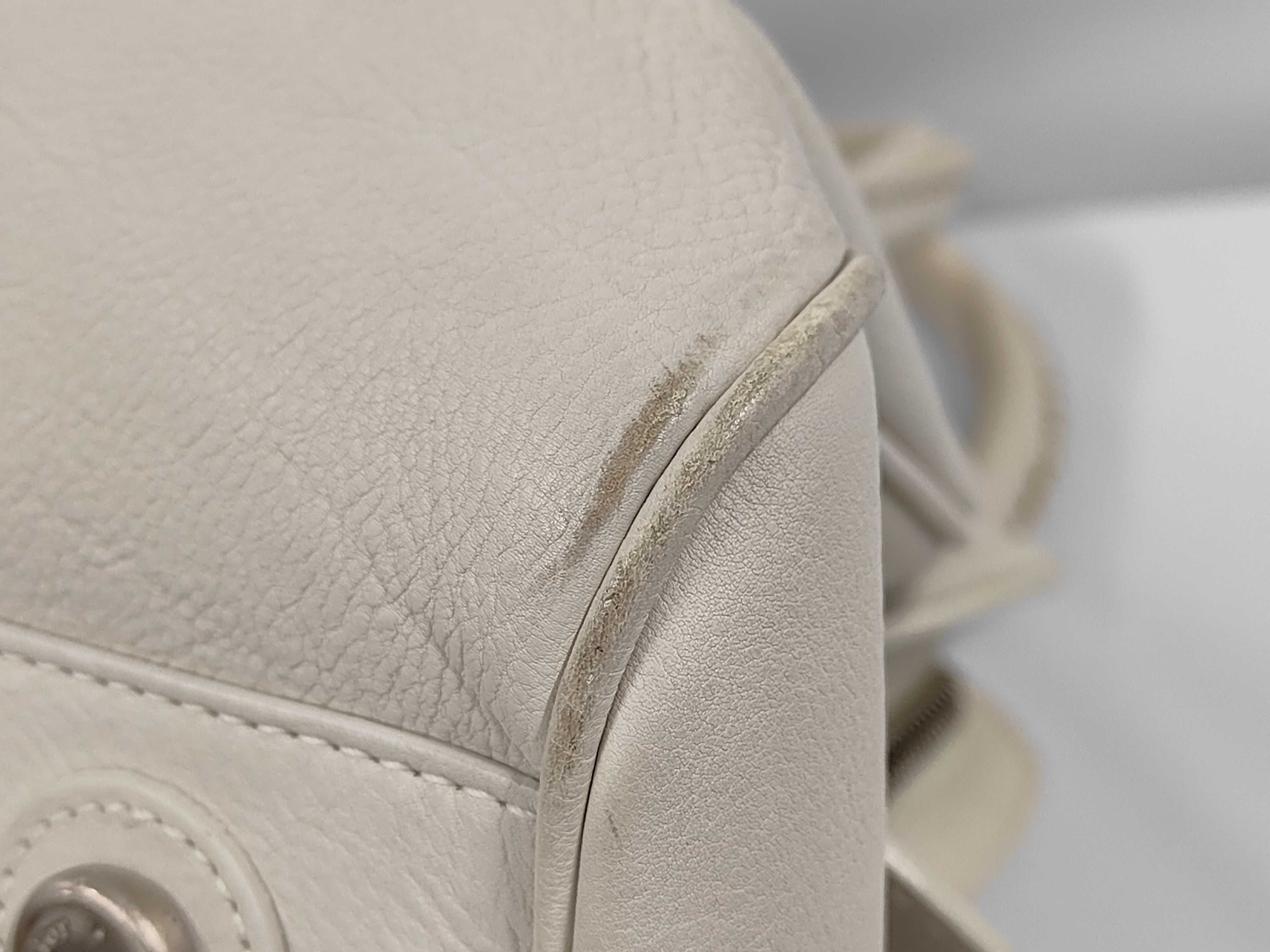 Leather Handbag, White Shoulder Bag — view 4