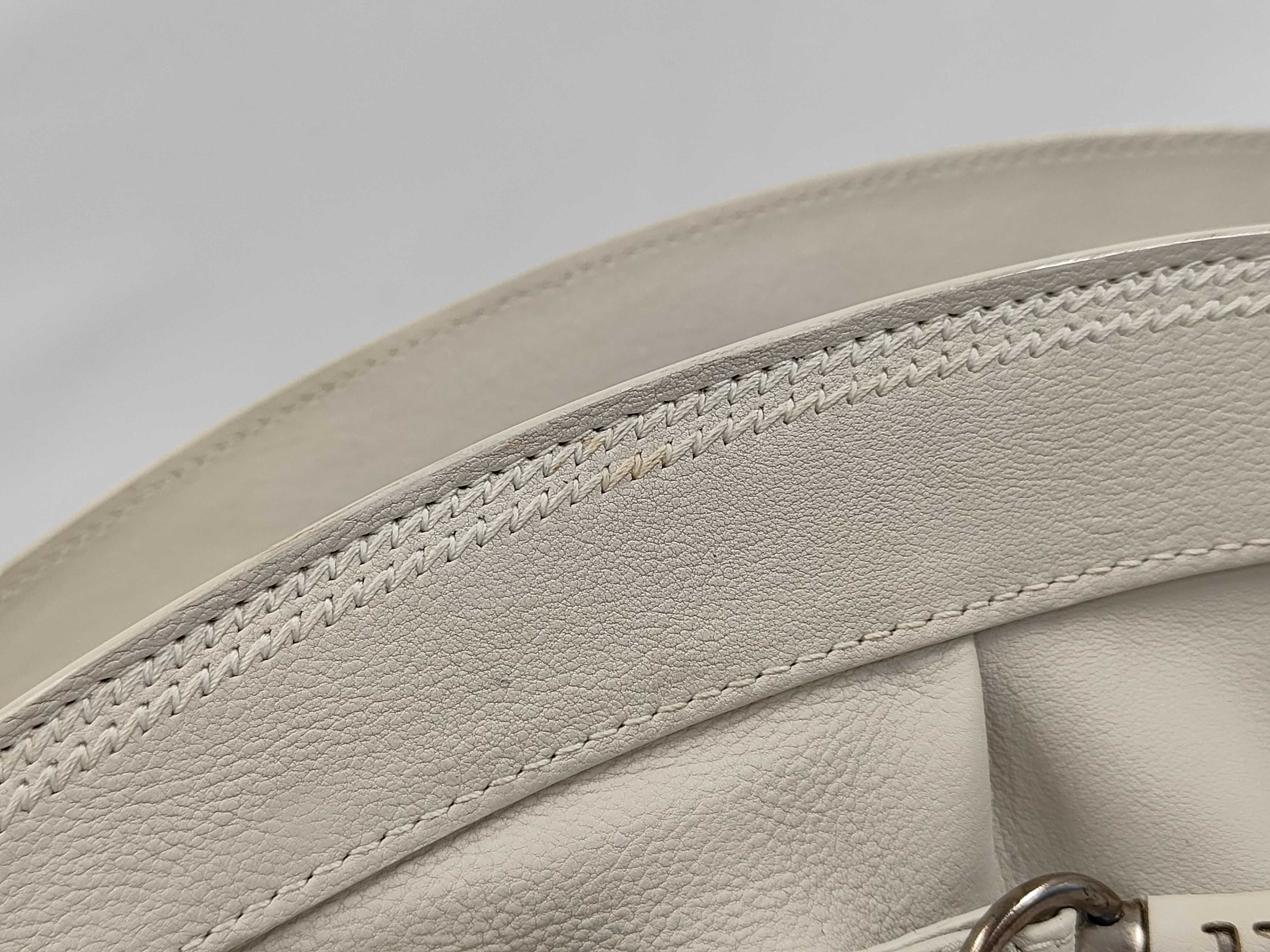 Leather Handbag, White Shoulder Bag — view 7