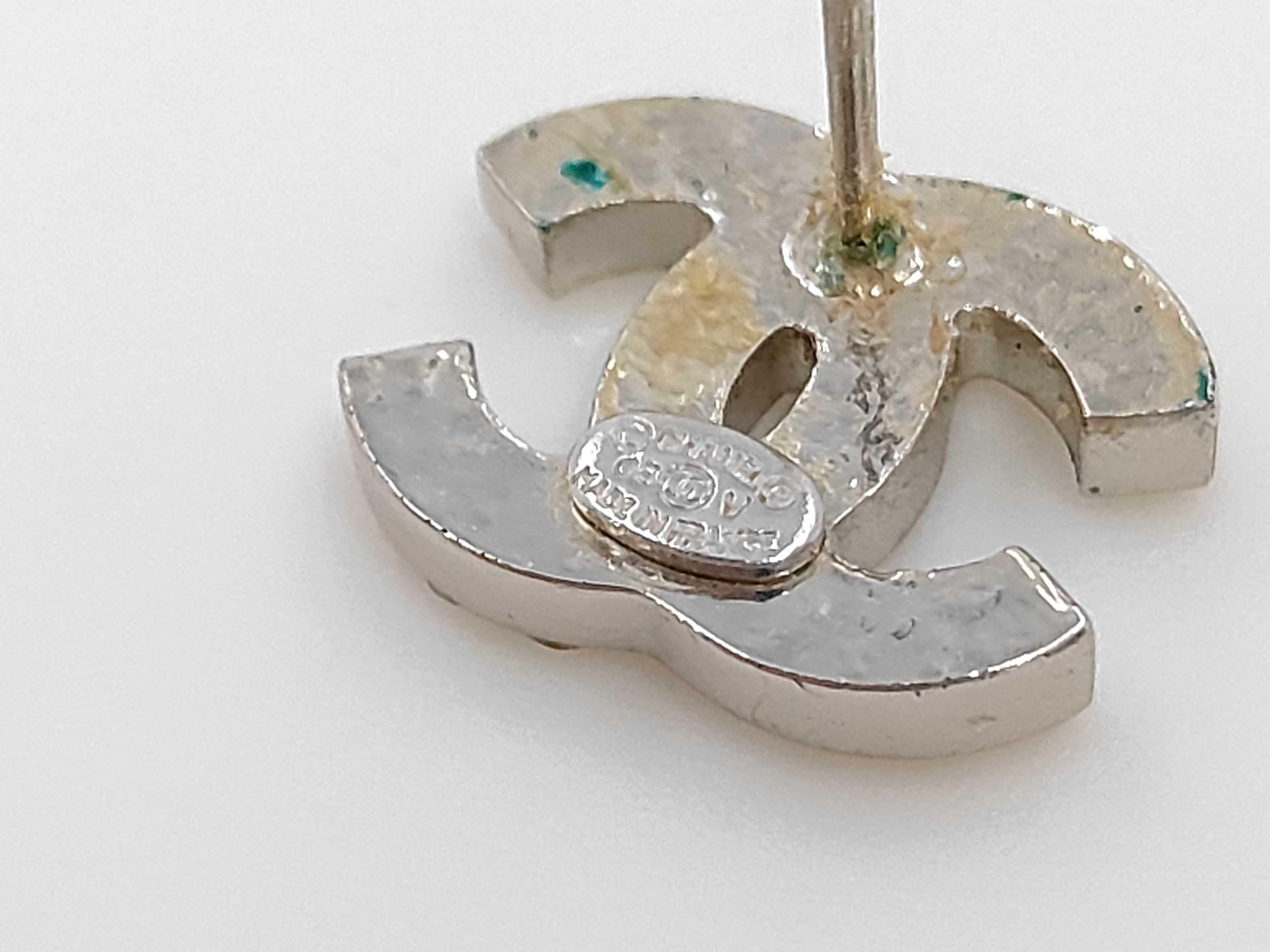 Rhinestone Coco Mark Earrings — view 6