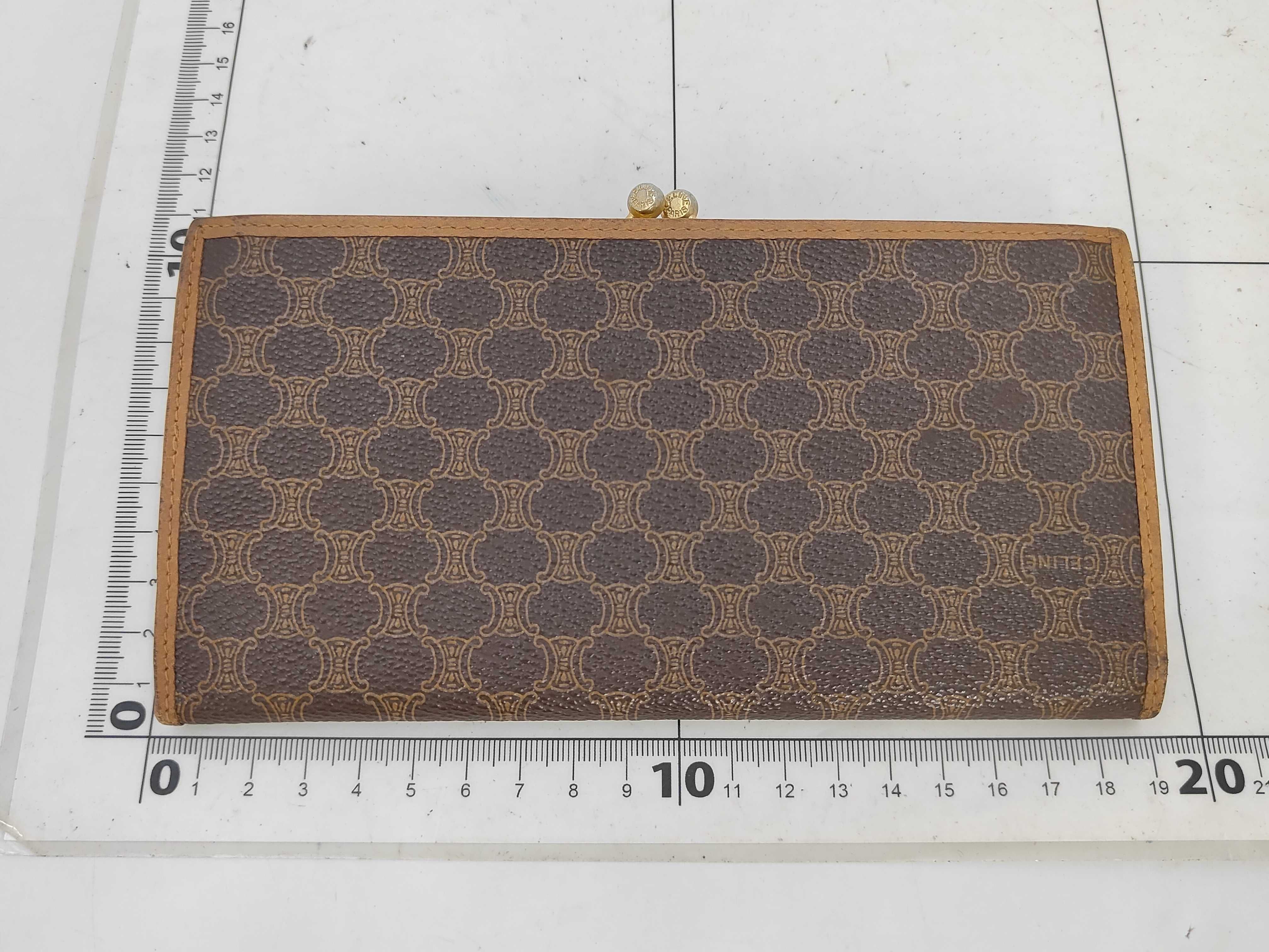 Long Wallet Leather Macadam Pattern Wallet — view 2