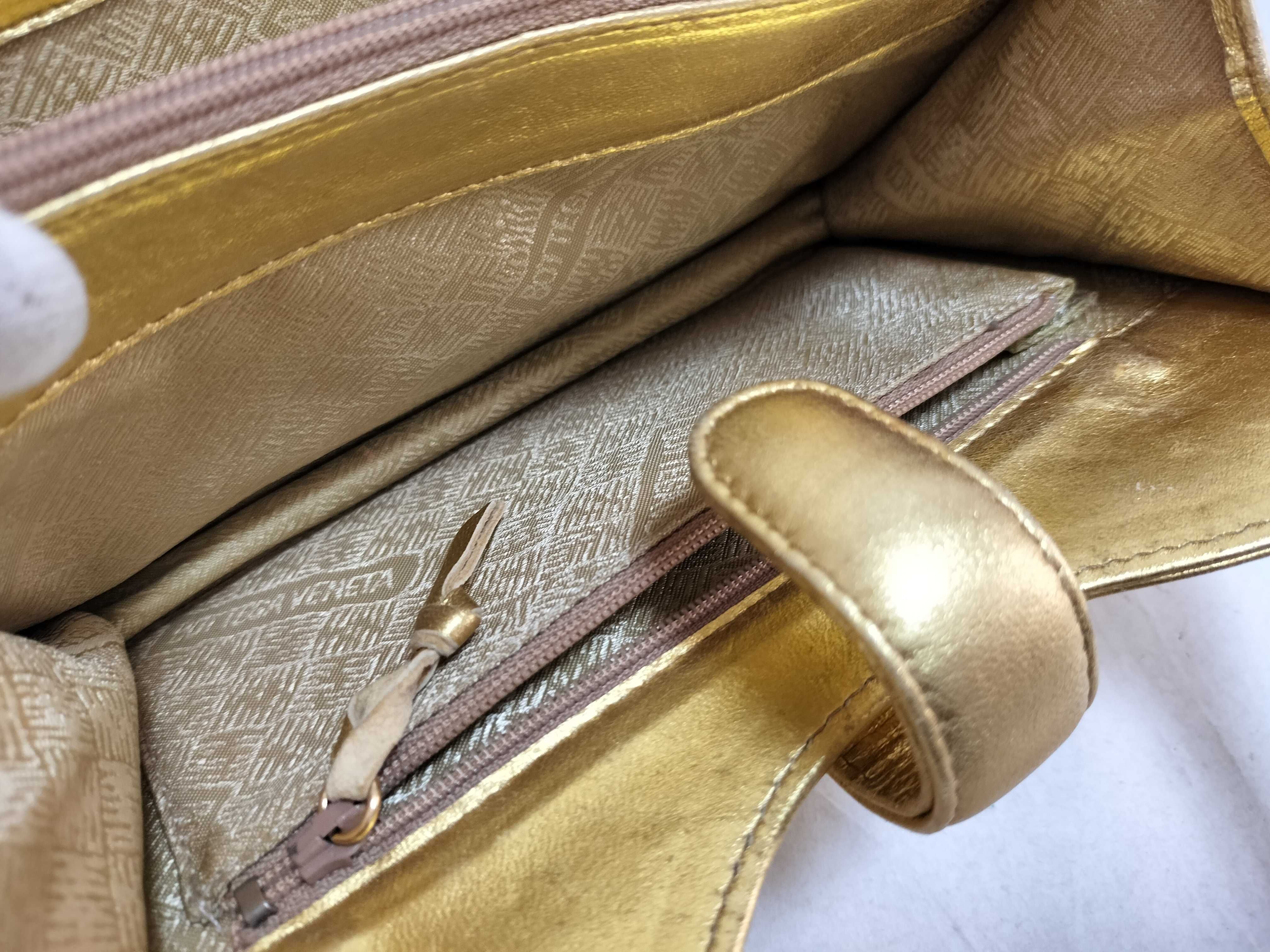 Gold Leather Handbag — view 11