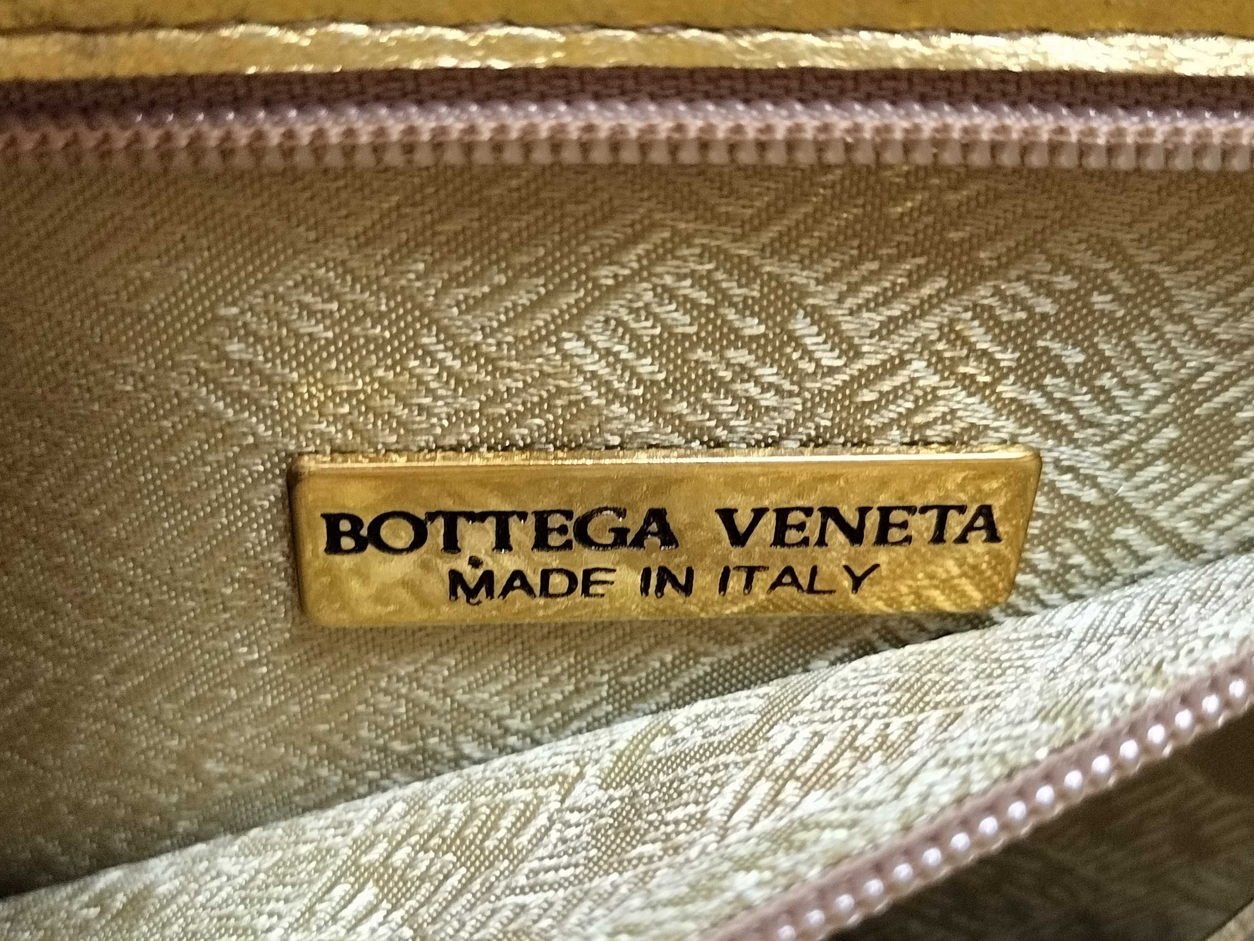 Gold Leather Handbag — view 13