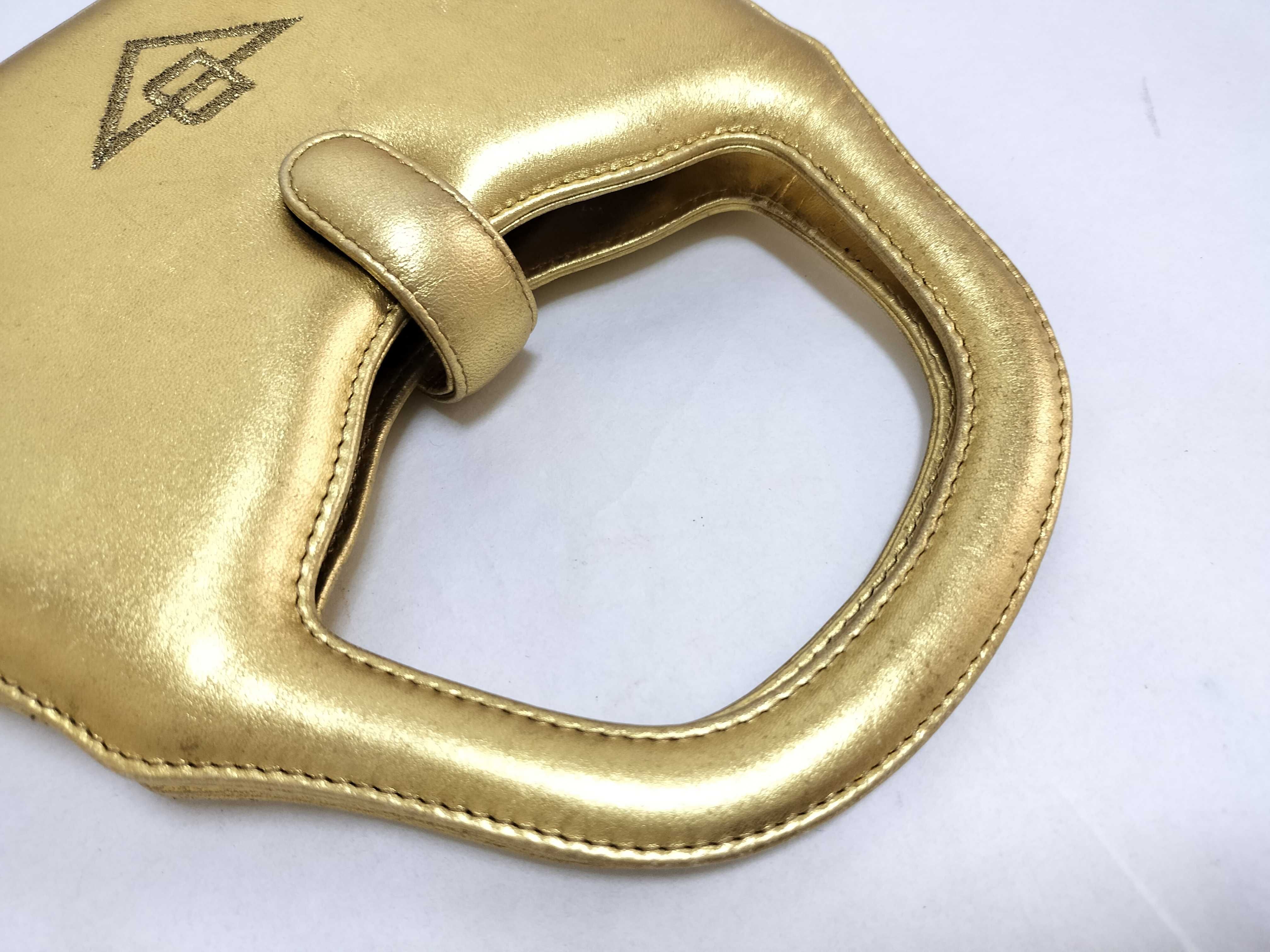 Gold Leather Handbag — view 3