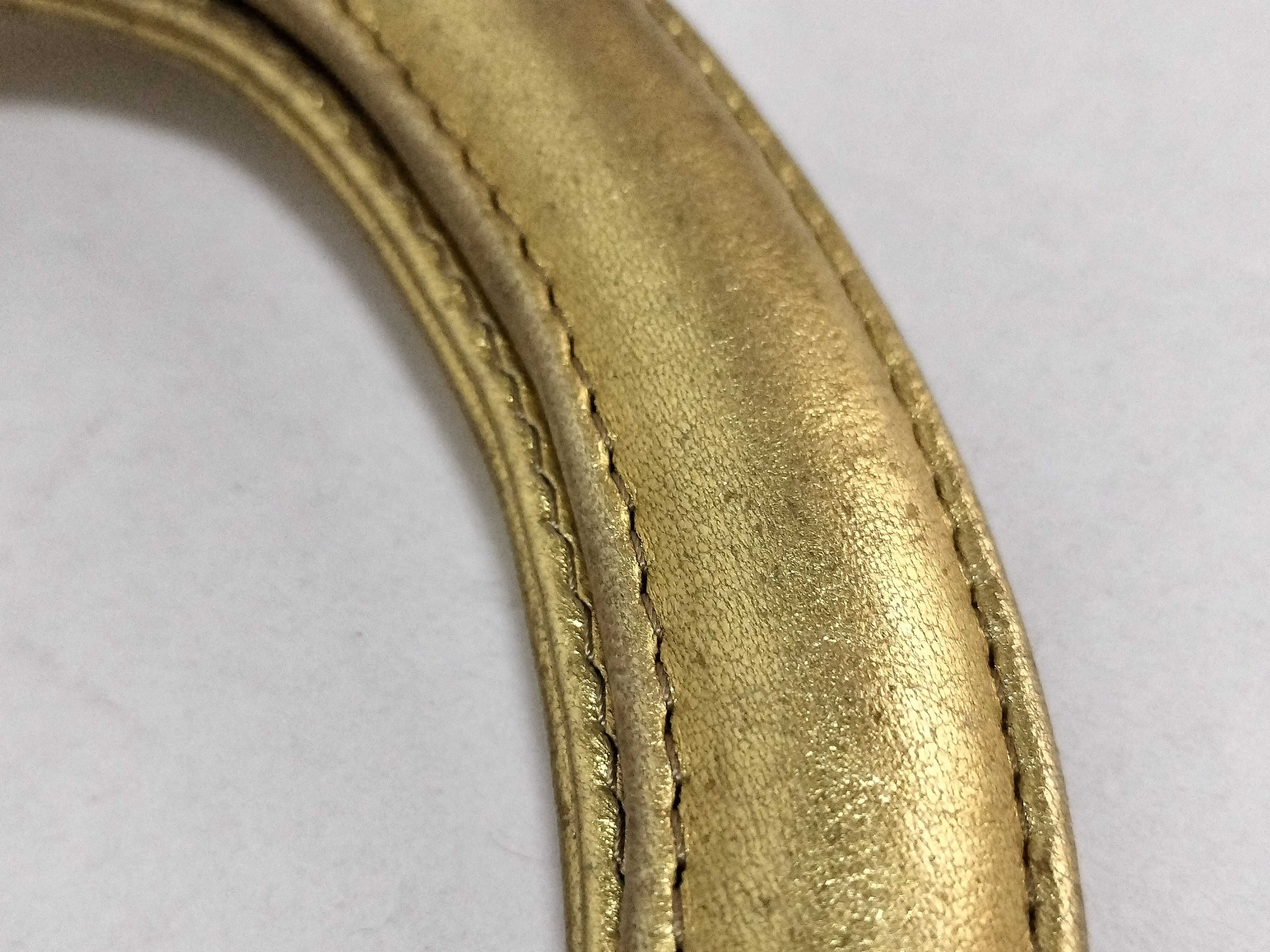 Gold Leather Handbag — view 4