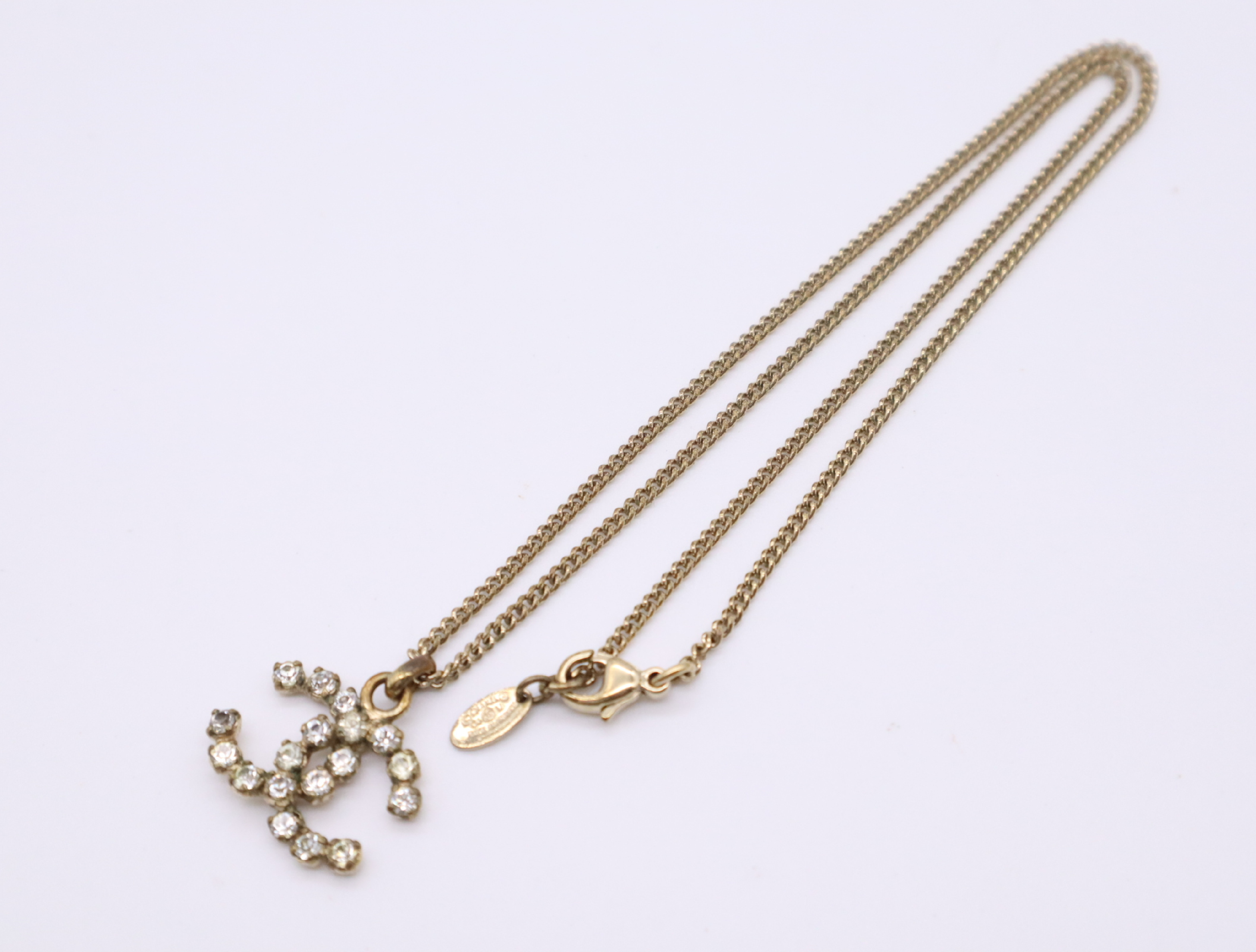 GP/Rhinestone Coco Mark Necklace with Box — view 2