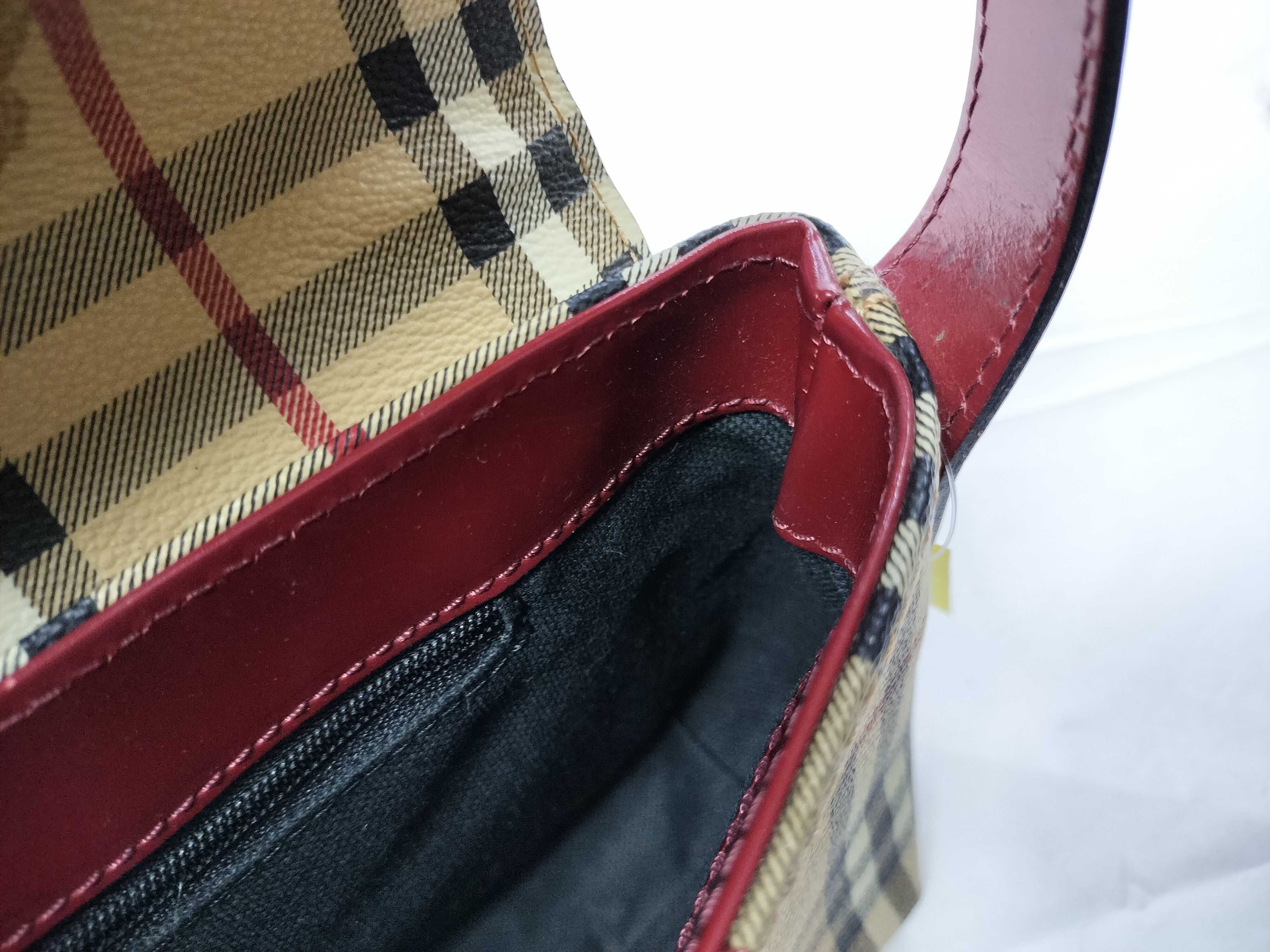 PVC Nova Check One-Shoulder Bag — view 9