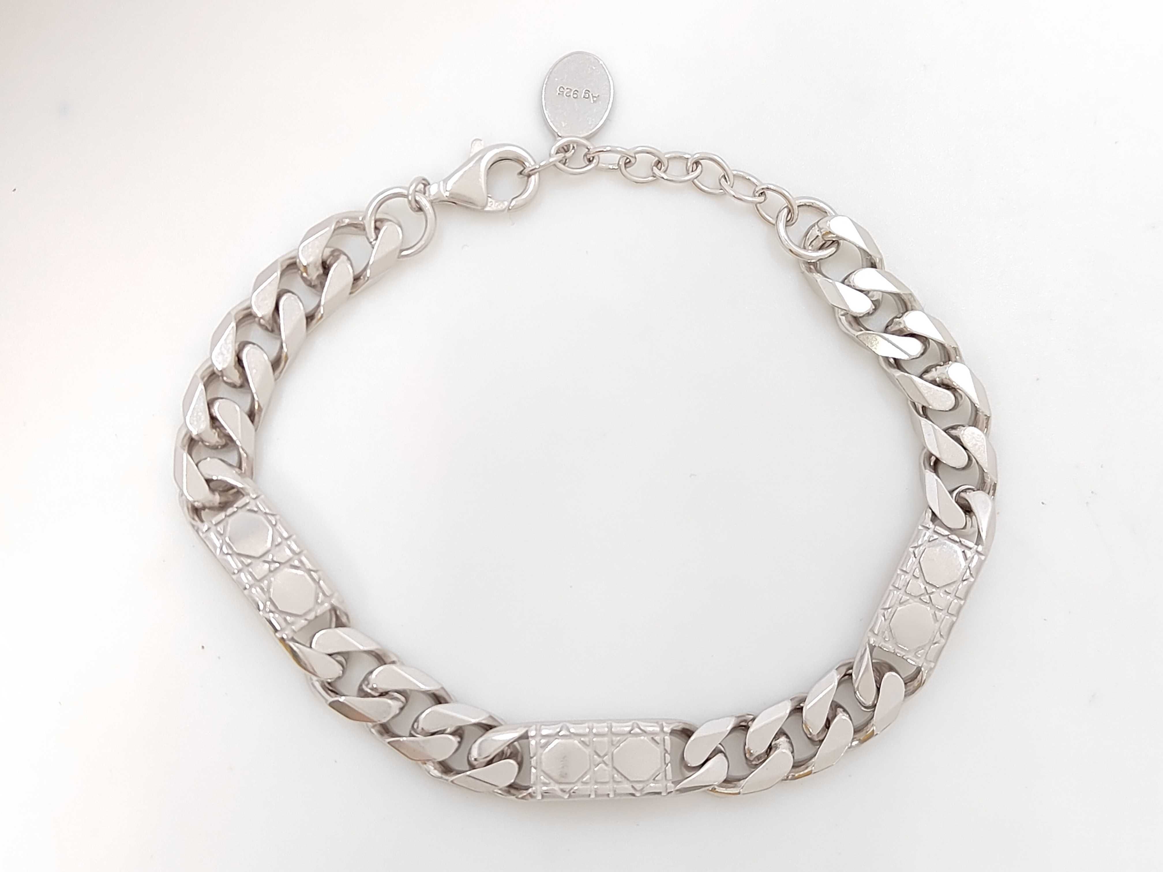 DiorHOMME Ag925 Cannage Bracelet 29.6g Bracelet/Bangle — view 2