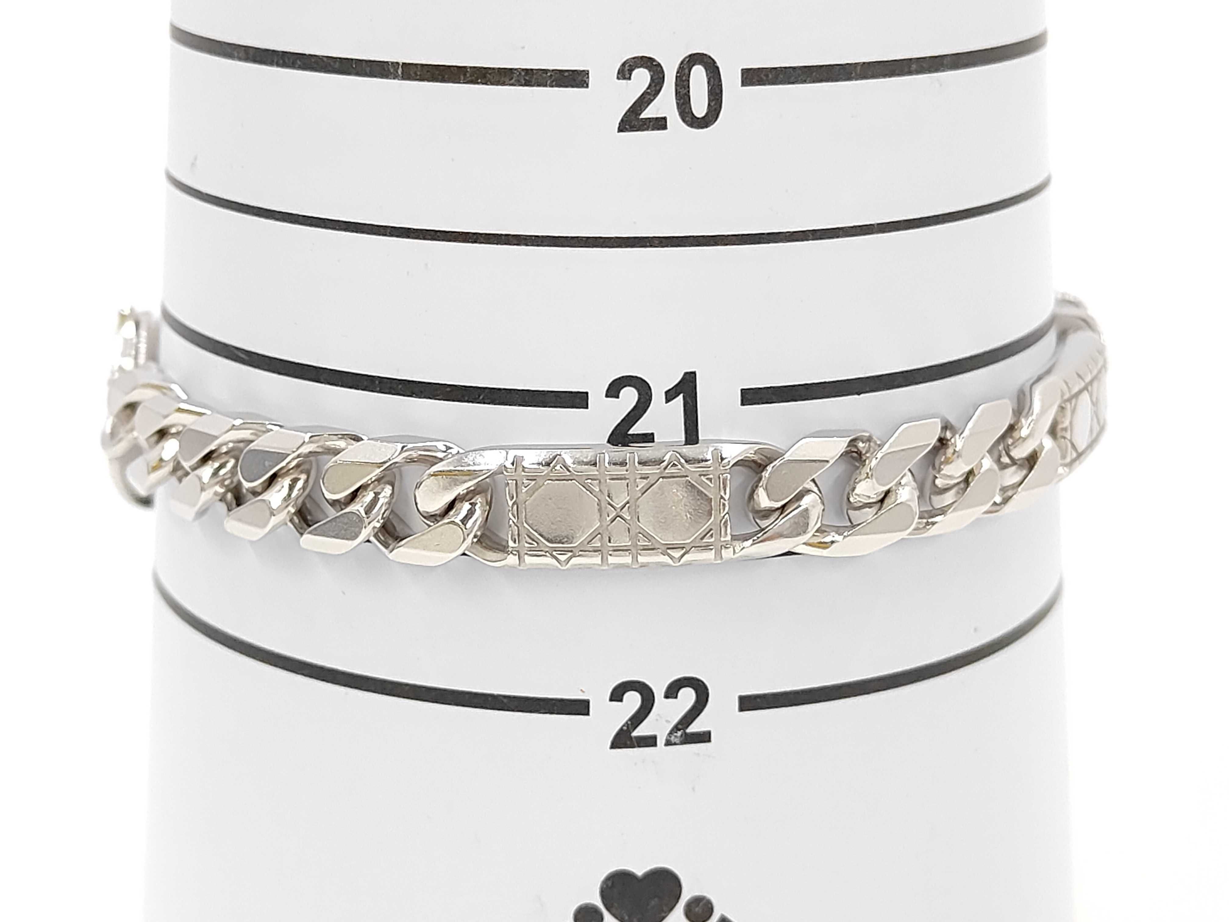 DiorHOMME Ag925 Cannage Bracelet 29.6g Bracelet/Bangle — view 7