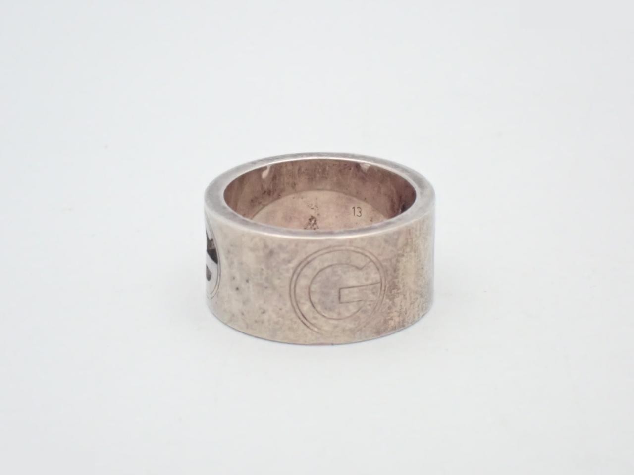 G Logo Wide Ring, SV925 / 10.16g, Stamped 13, Actual Size #12 — view 2