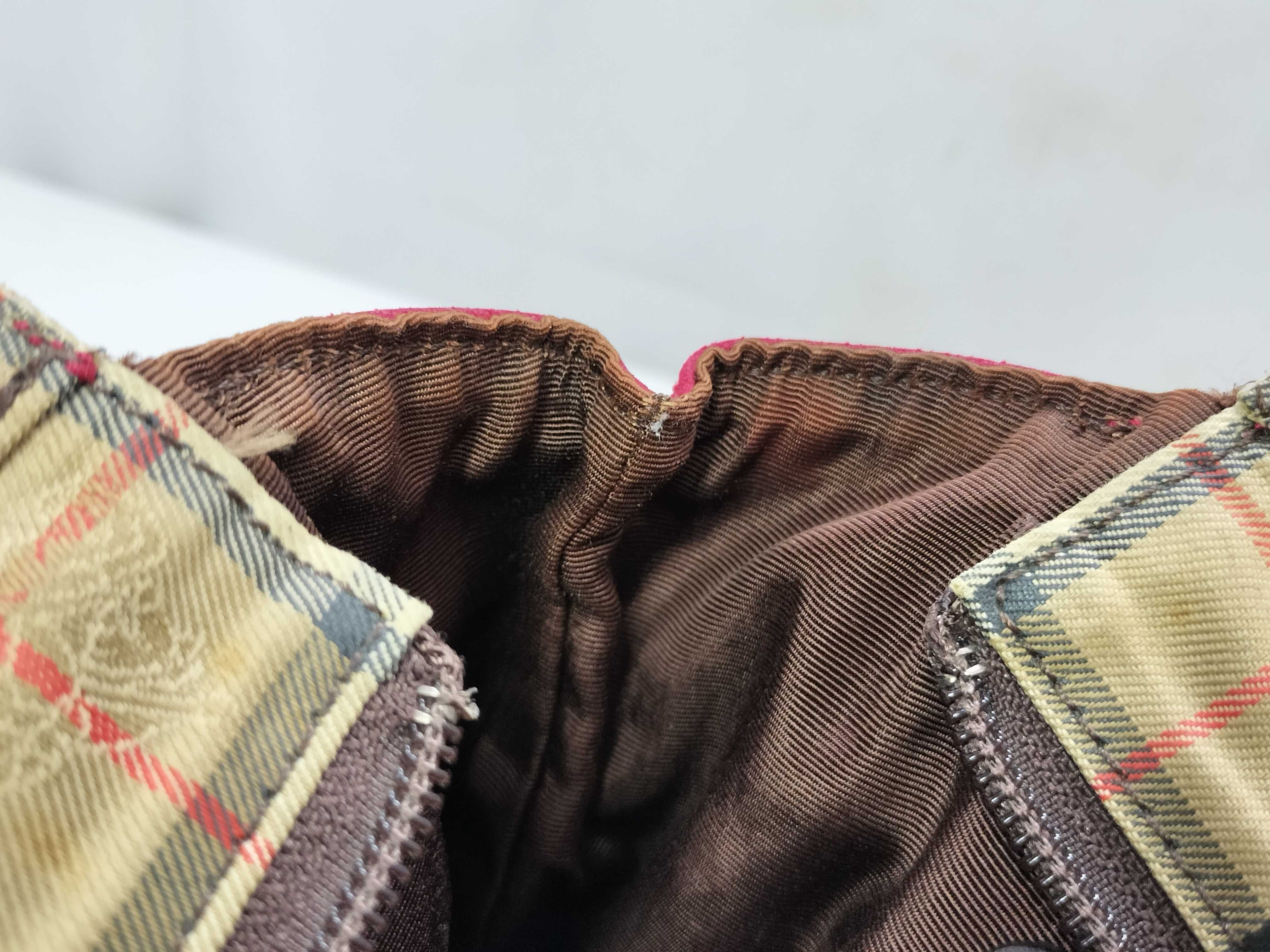 Nova Check Red Burberrys Handbag — view 12