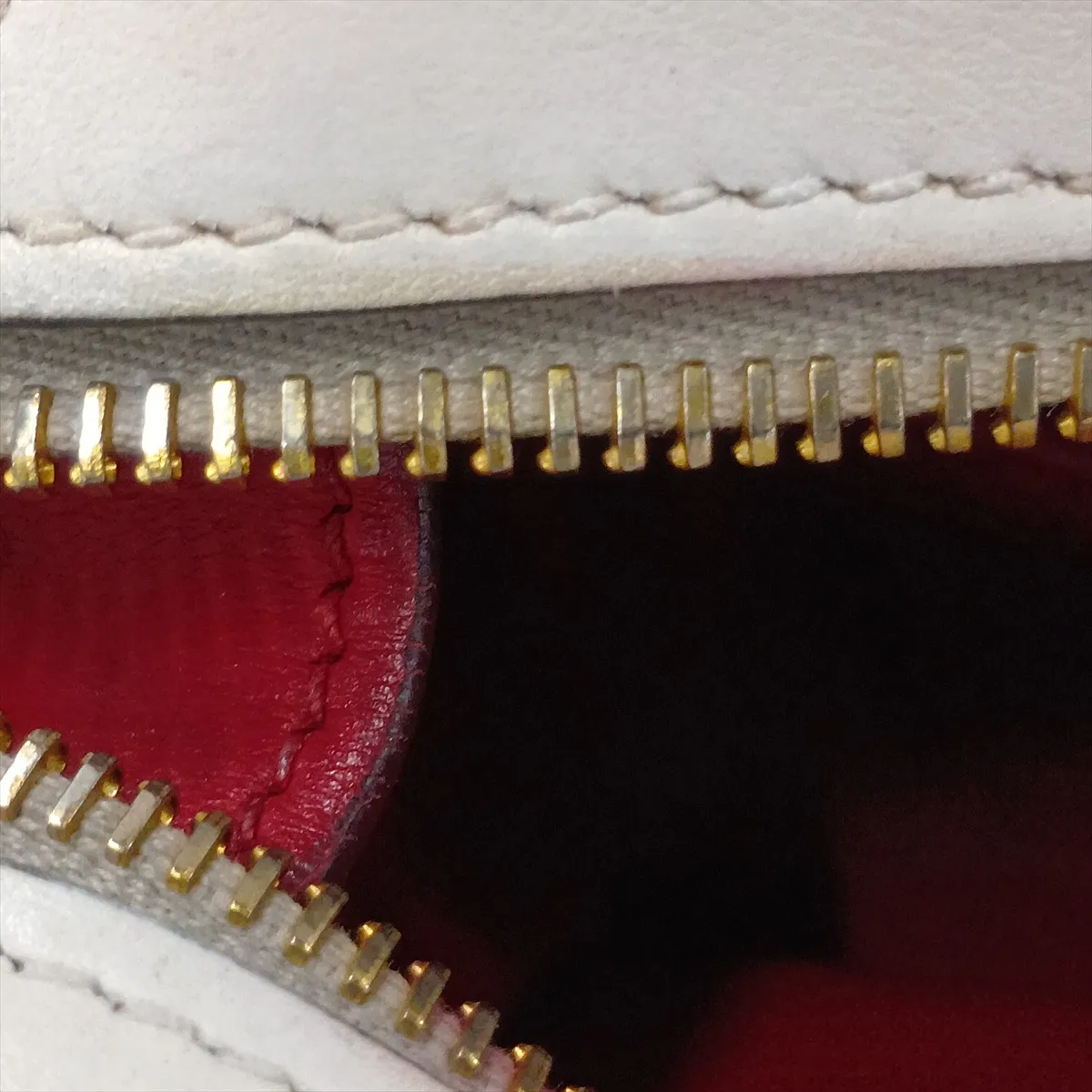 Saffiano City Leather Shoulder Bag, Red, 1BH043 — view 11