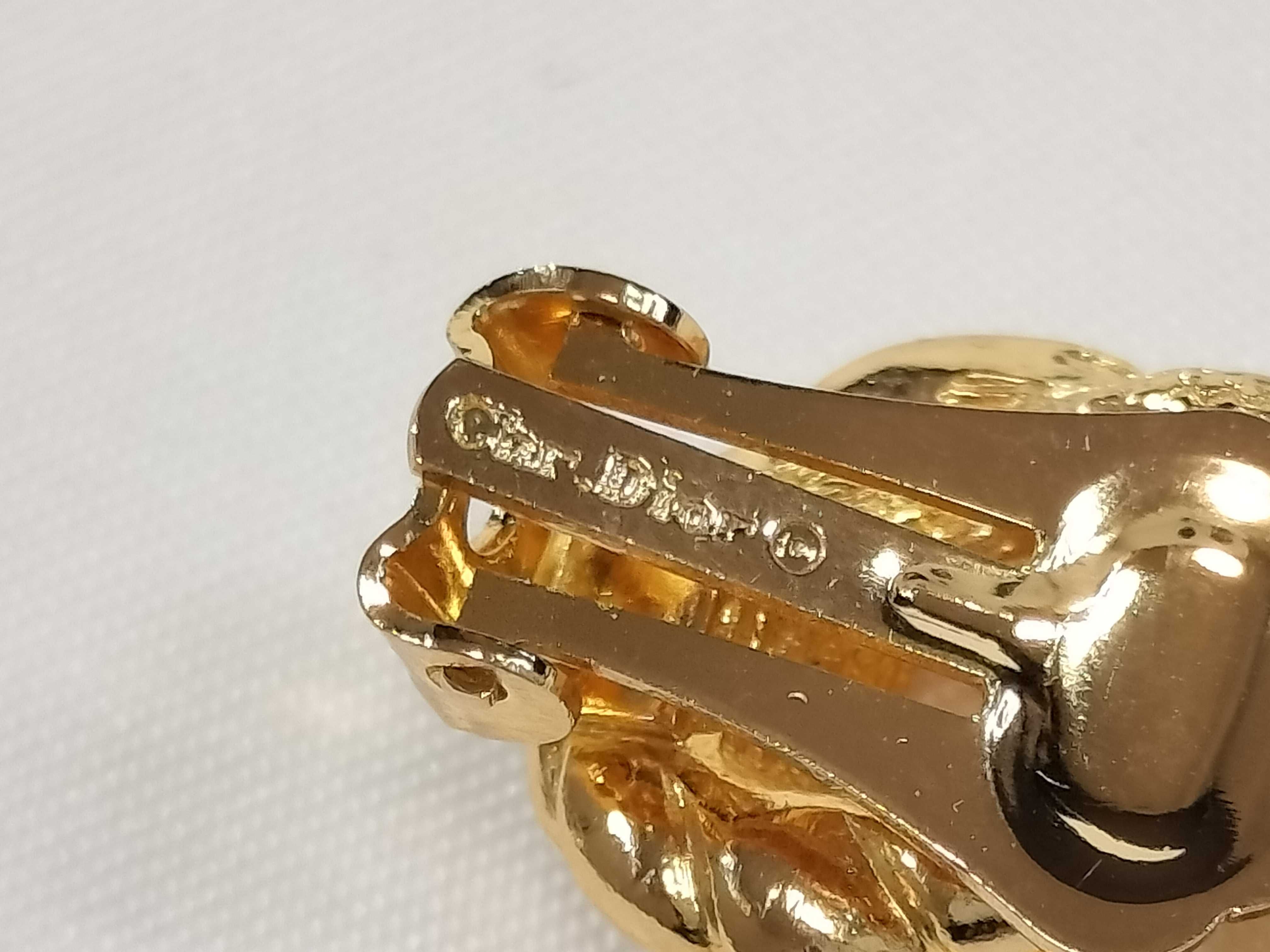 Logo Gold Earrings (Pair) - Other Accessories — view 6