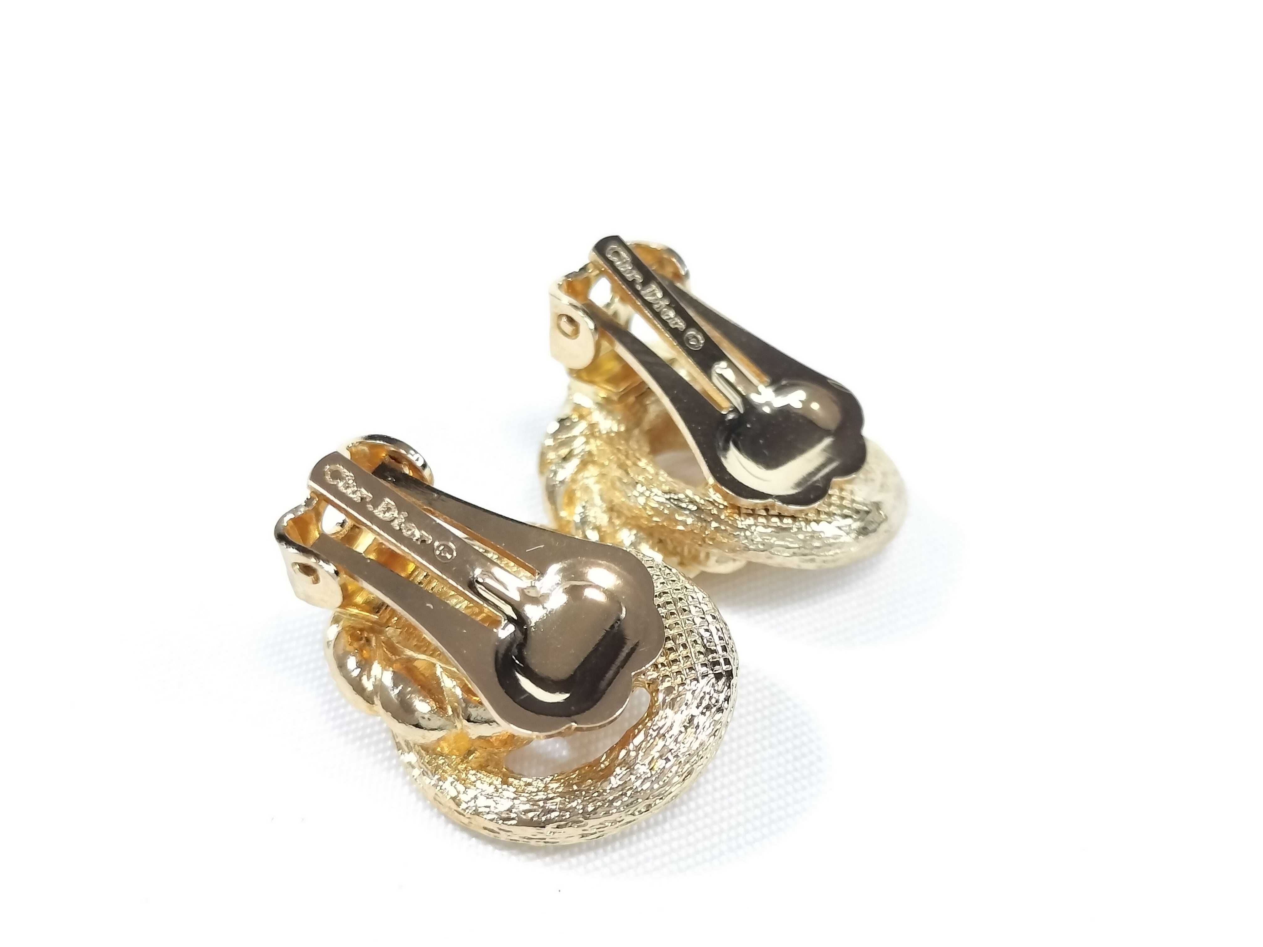 Logo Gold Earrings (Pair) - Other Accessories — view 8
