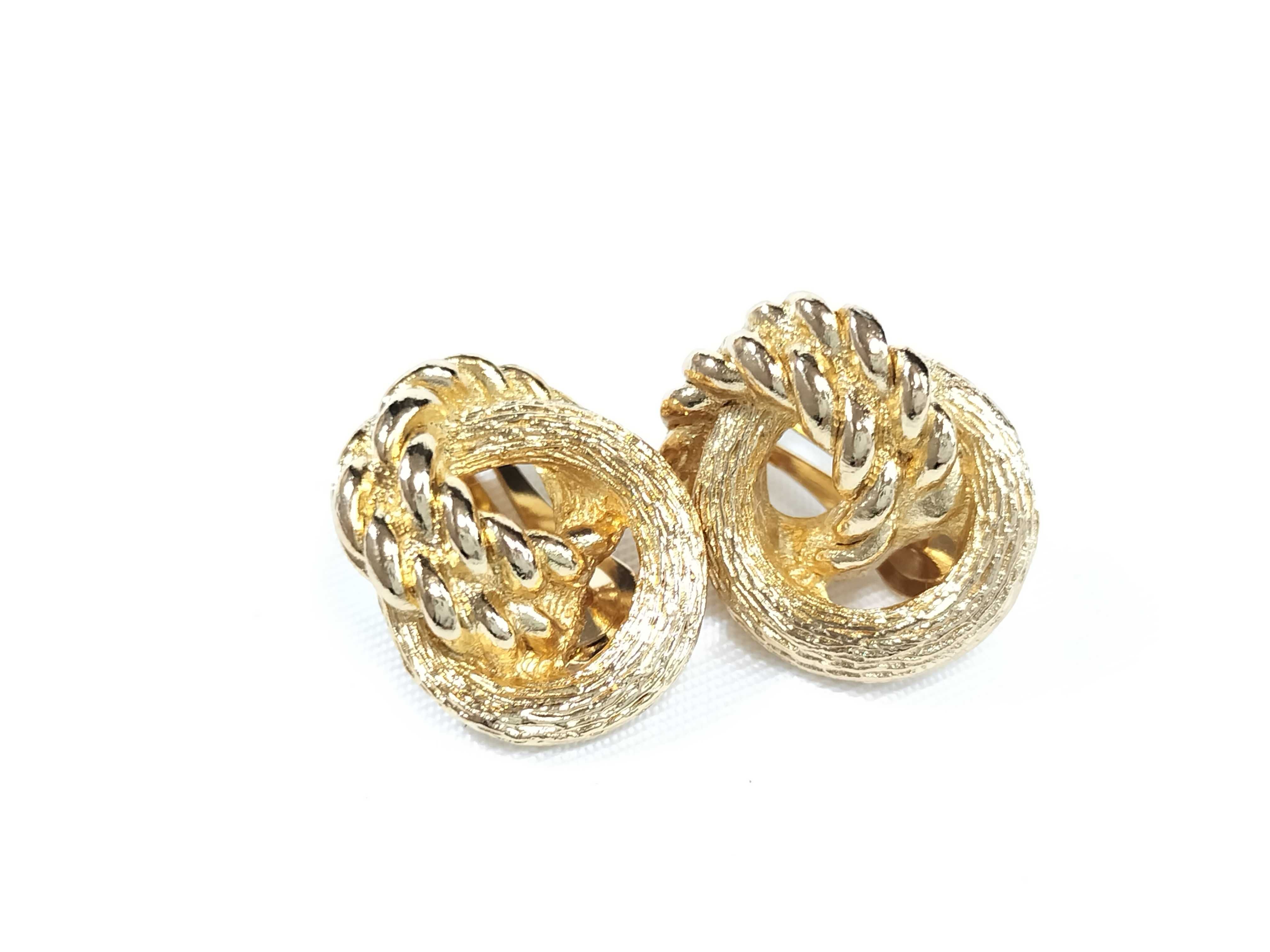 Logo Gold Earrings (Pair) - Other Accessories — view 9
