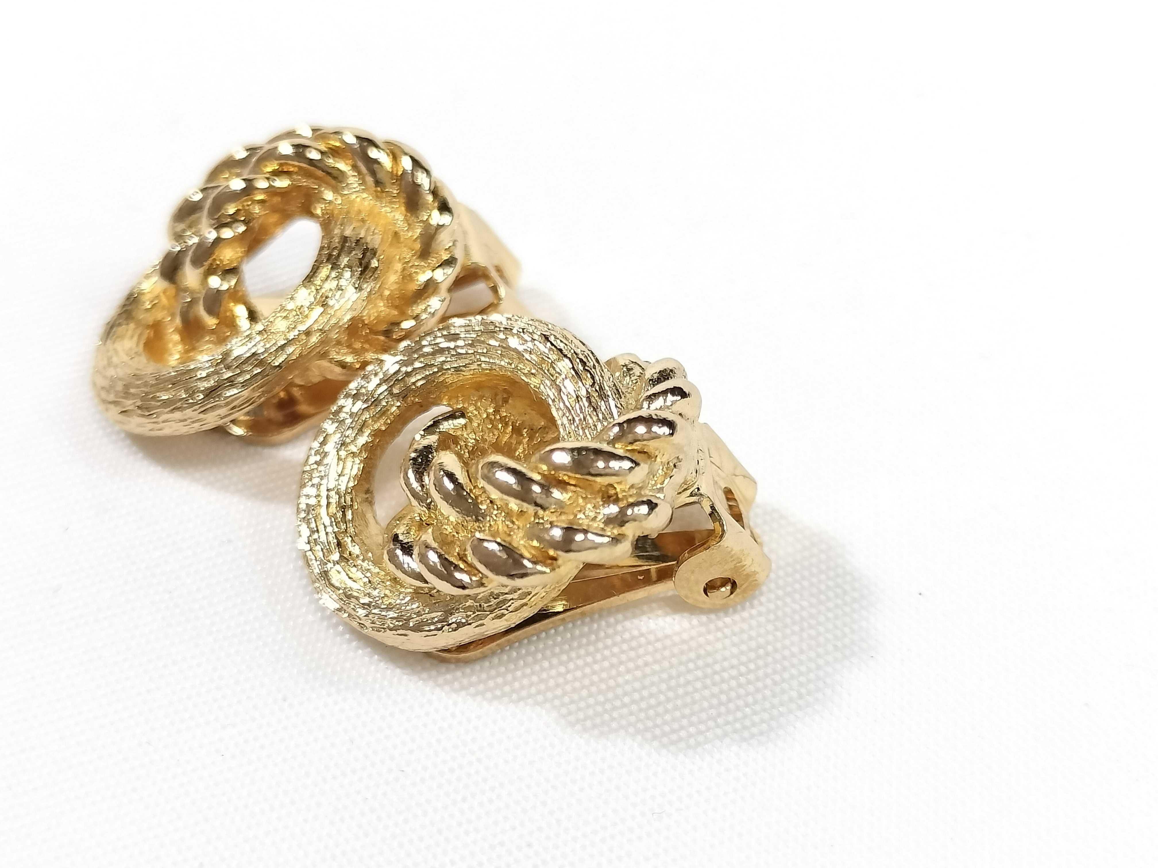 Logo Gold Earrings (Pair) - Other Accessories — view 10