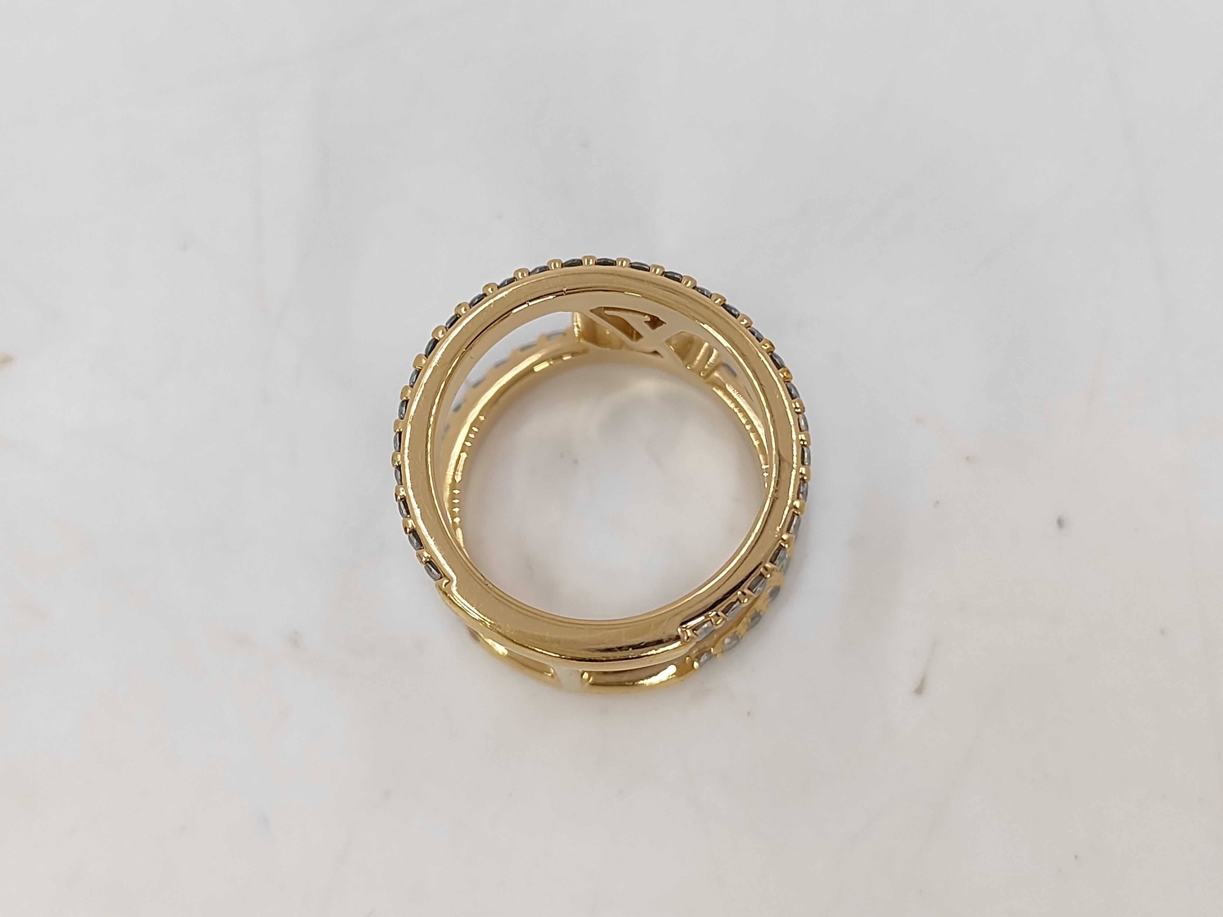 Ring - LV Iconic Strass M1463X TE5203 Gold Ring — view 3