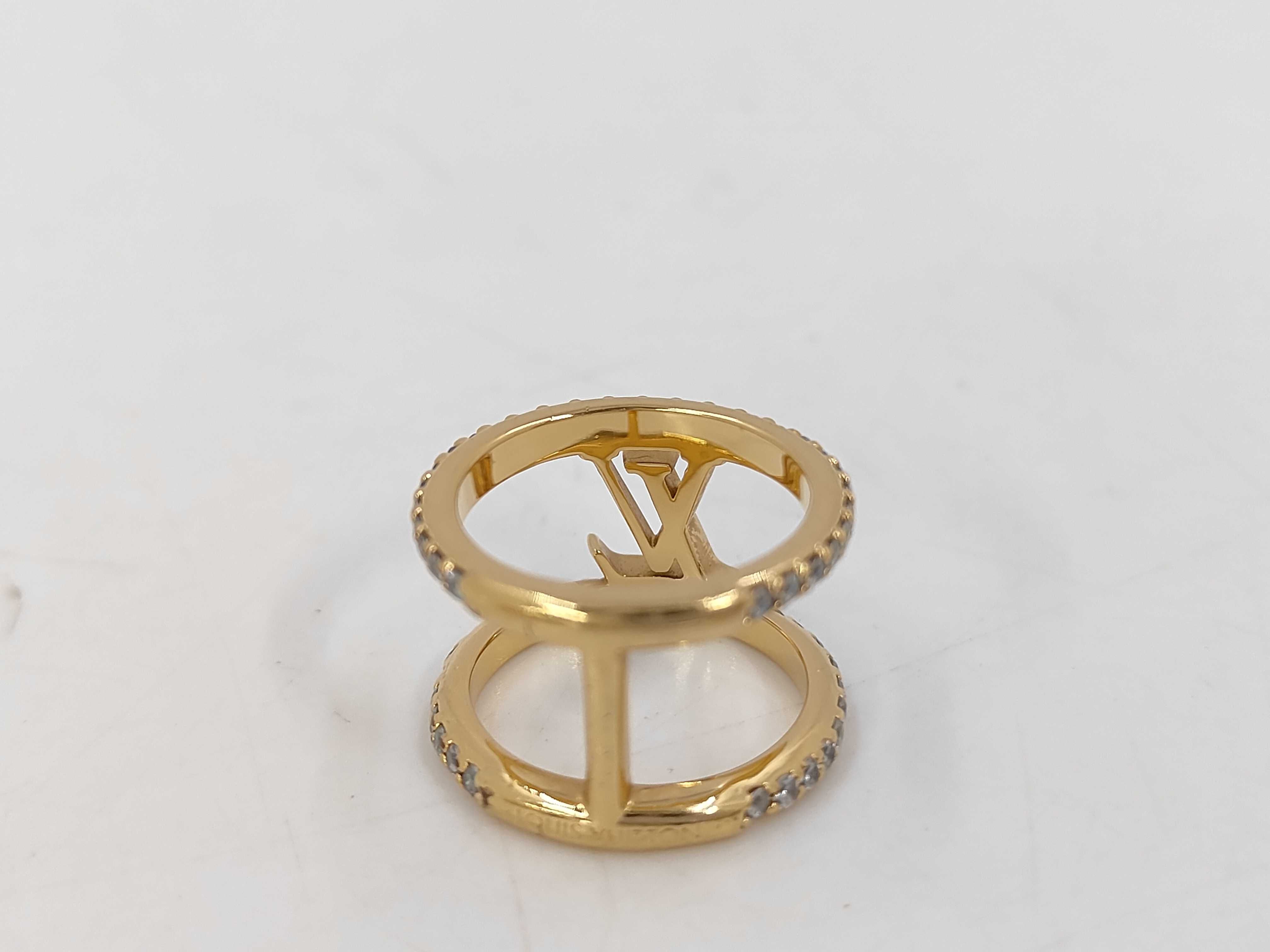 Ring - LV Iconic Strass M1463X TE5203 Gold Ring — view 4