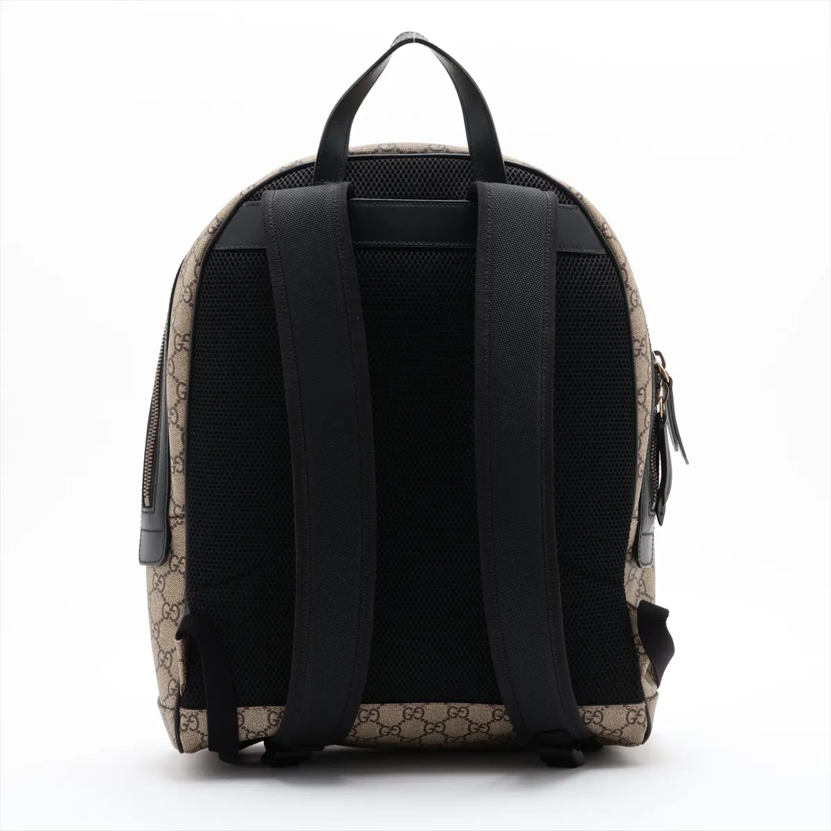 GG Supreme PVC x Leather Backpack/Rucksack, Beige, 419584 — view 2