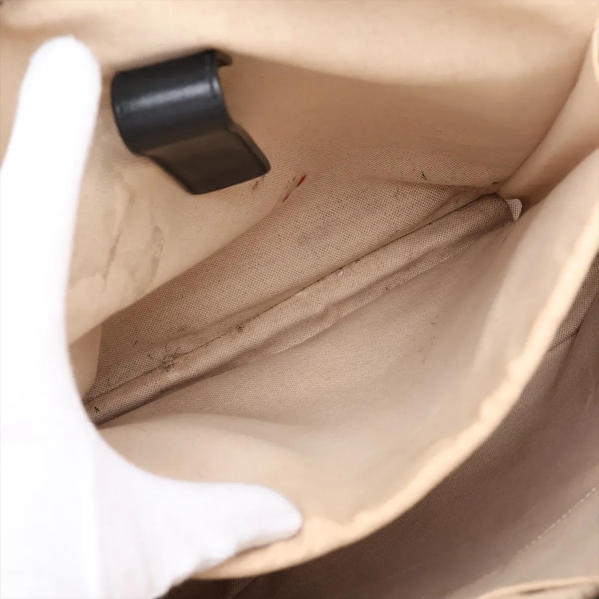 GG Supreme PVC x Leather Backpack/Rucksack, Beige, 419584 — view 8