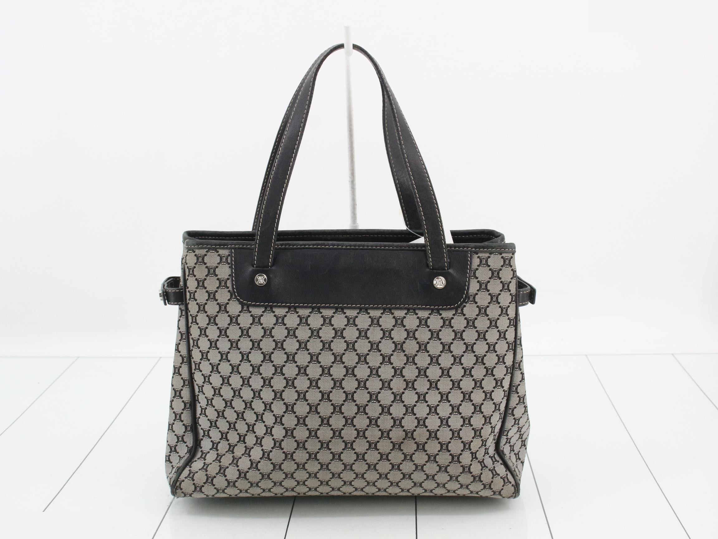 Macadam pattern canvas tote bag/handbag — view 2